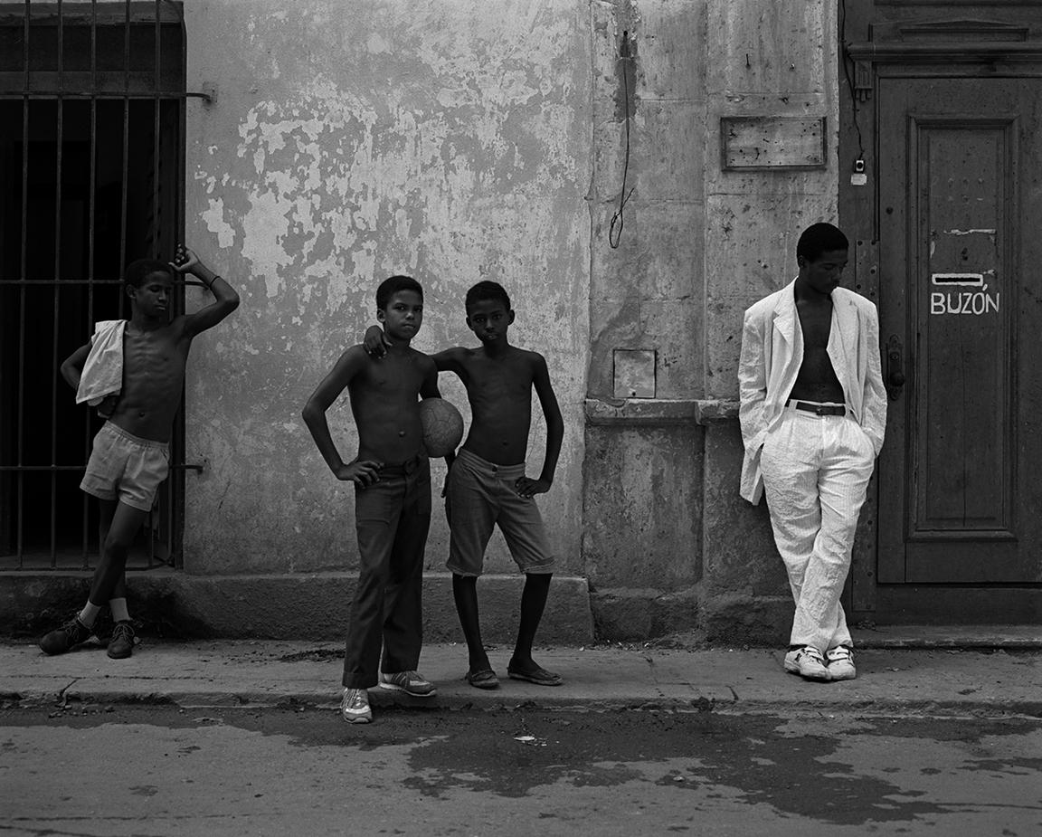 Kurt Markus Black and White Photograph - VOGUE Hommes, Havana, Cuba