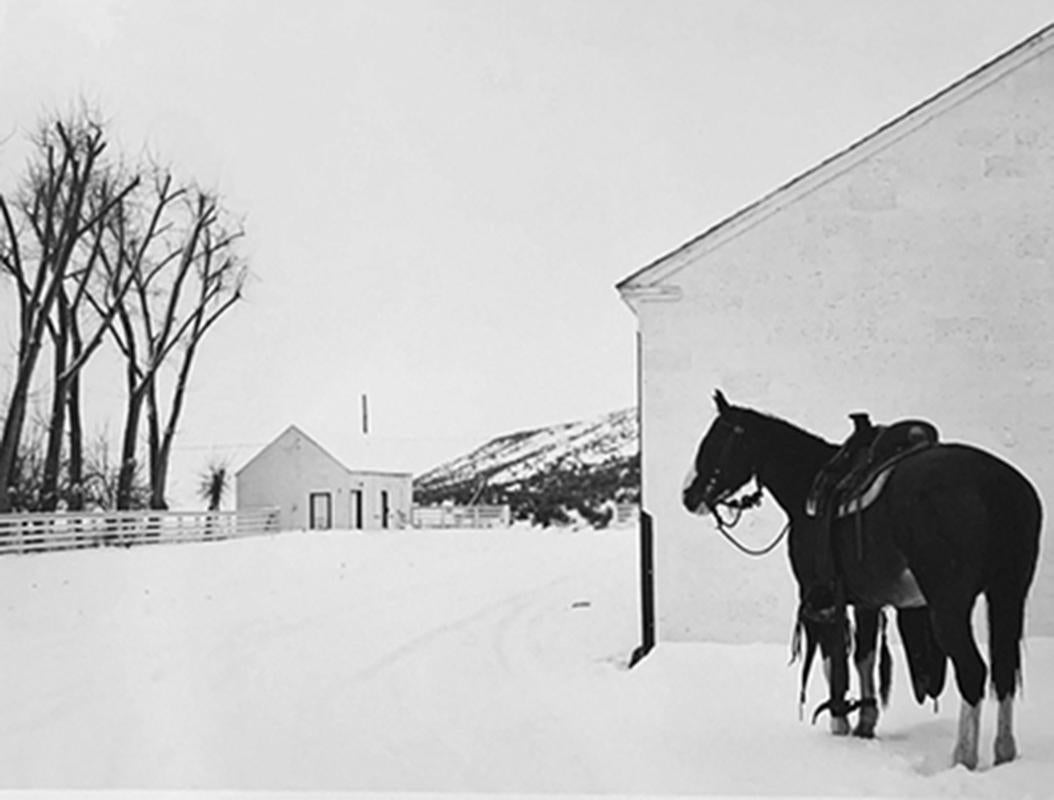 Kurt Markus Black and White Photograph - YP Ranch, Tuscarora, Nevada