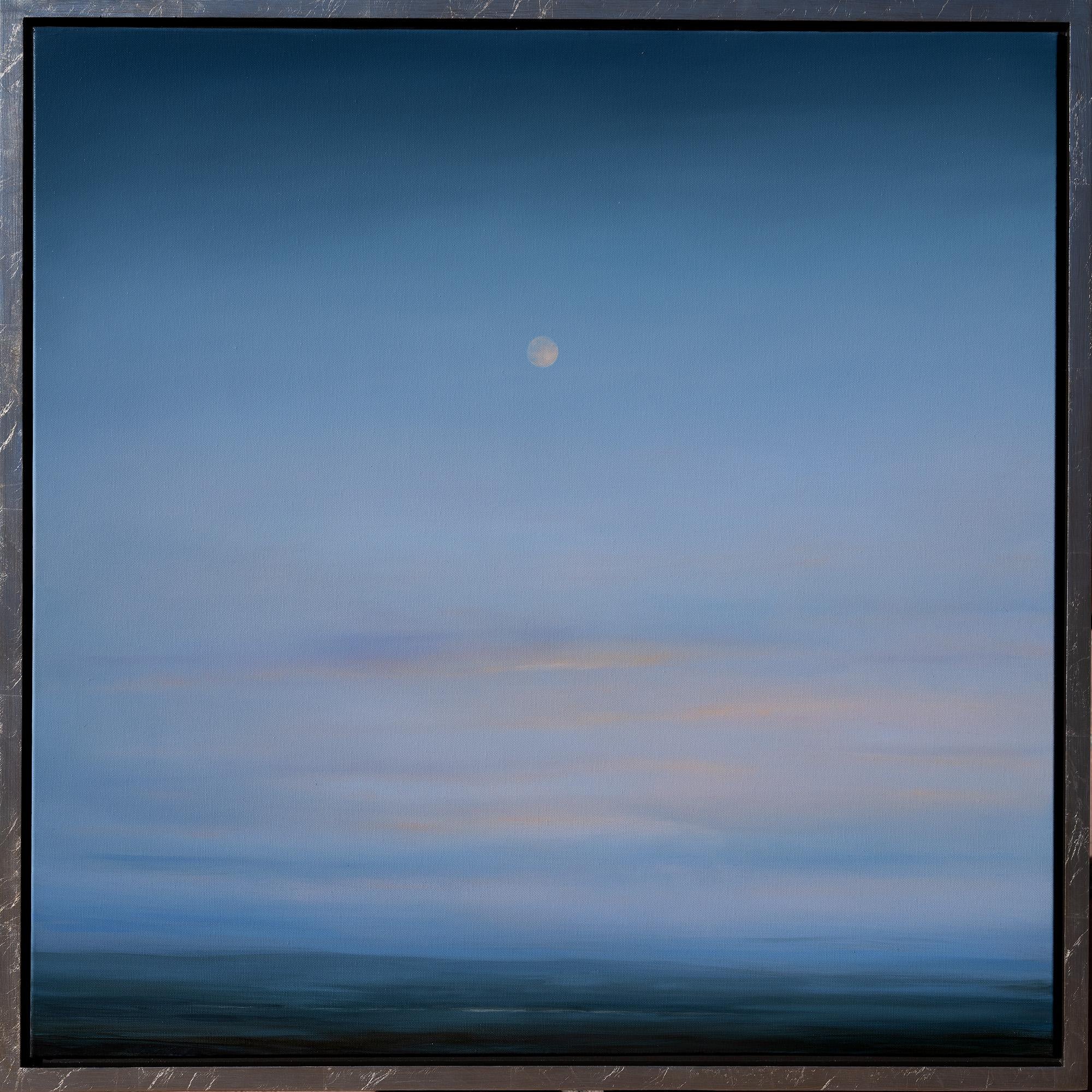 Kurt Meer Landscape Painting - Morning Moon