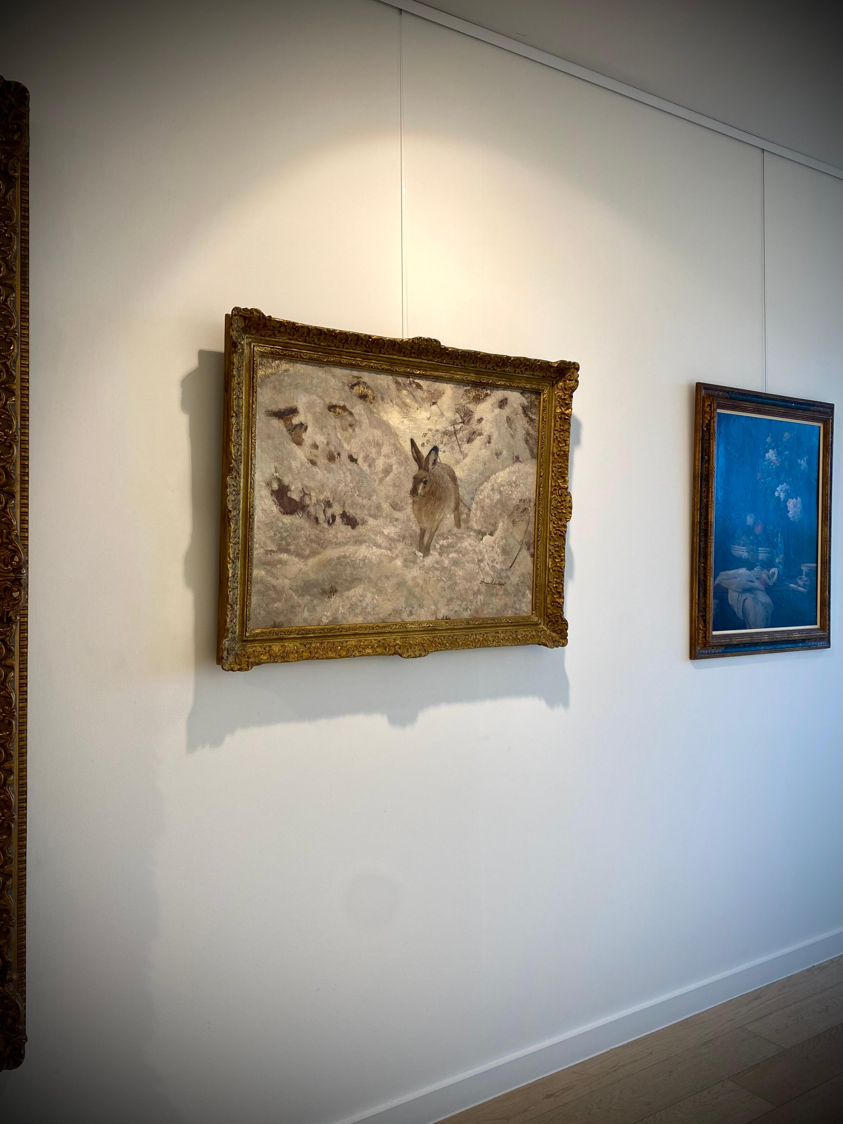 'Hare in the Snow' by Kurt Meyer-Eberhardt (Leipzig 1895 – 1977 Munich) For Sale 9