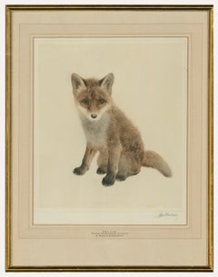 Kurt Meyer-Eberhardt (1855-1977) - Mid 20th Century Etching, Fox Cub