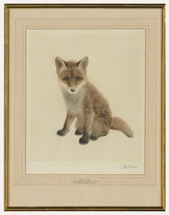 Kurt Meyer-Eberhardt (1855-1977) - Mid 20th Century Etching, Fox Cub