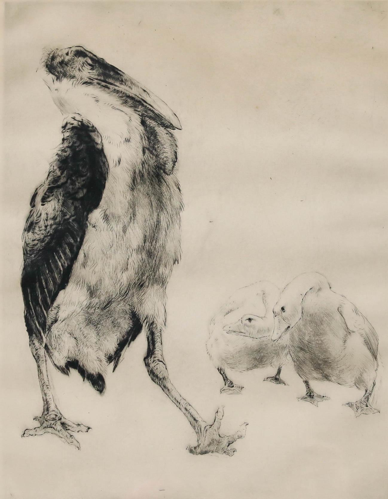Kurt Meyer-Eberhardt (1895-1977) - Radierung des frühen 20. Jahrhunderts, Das Treffen im Angebot 1