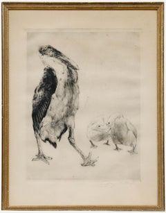 Kurt Meyer-Eberhardt (1895-1977) - Radierung des frühen 20. Jahrhunderts, Das Treffen