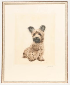 Kurt Meyer-Eberhardt (1895-1977) - Puntasecca incorniciata, Skye Terrier