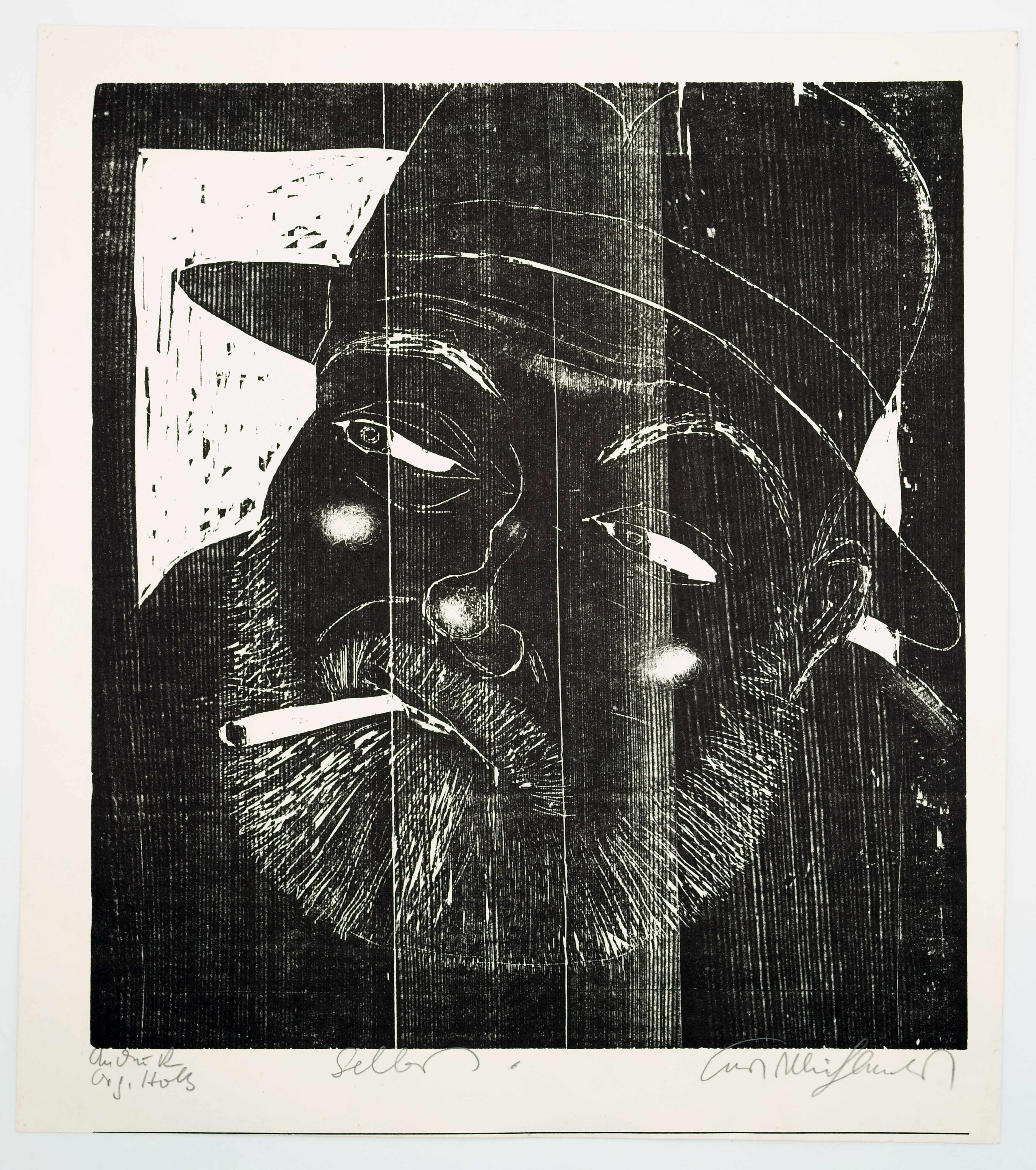 Self / - Inversion - - Realist Print by Kurt Mühlenhaupt