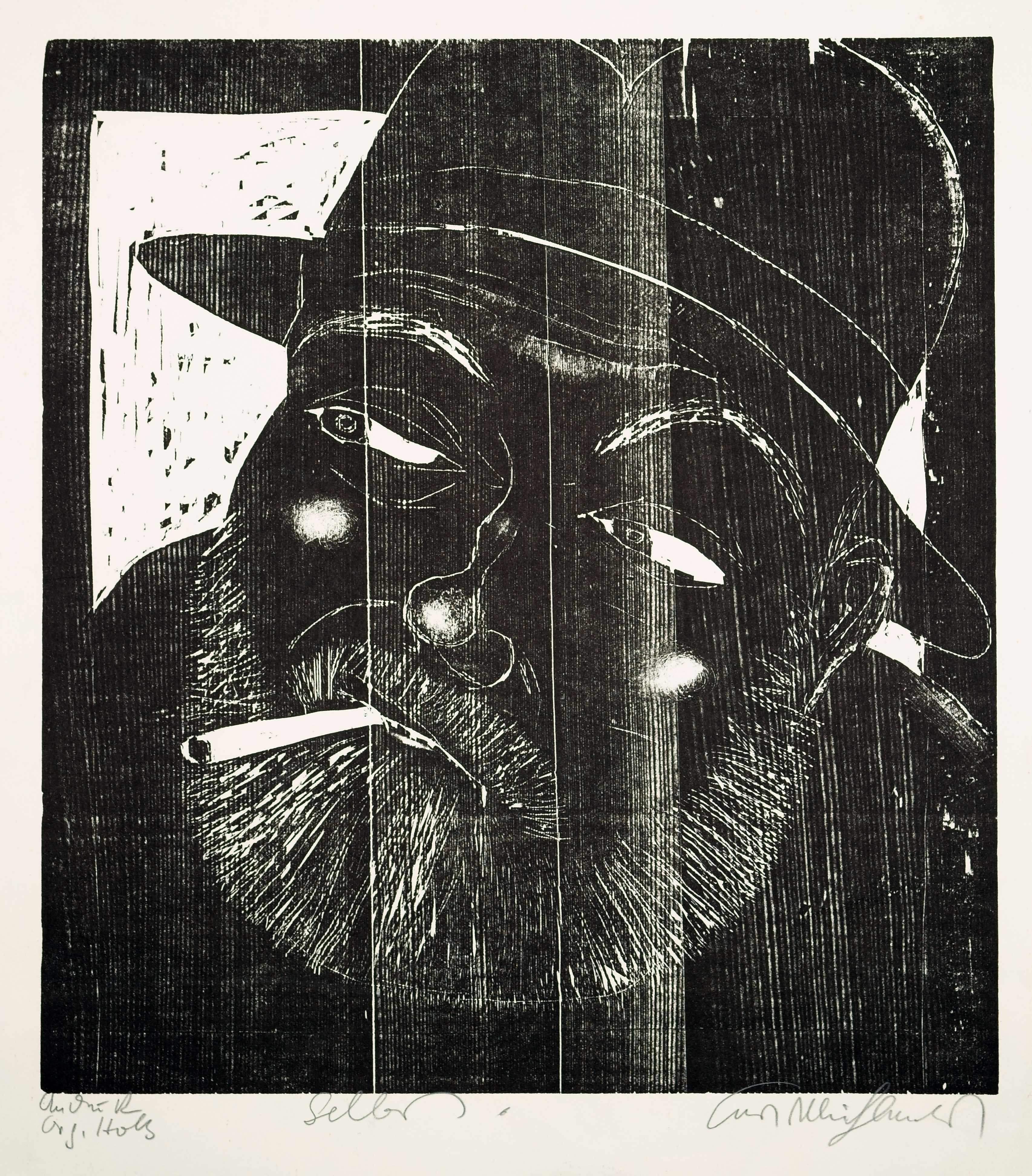 Kurt Mühlenhaupt Figurative Print - Self / - Inversion -