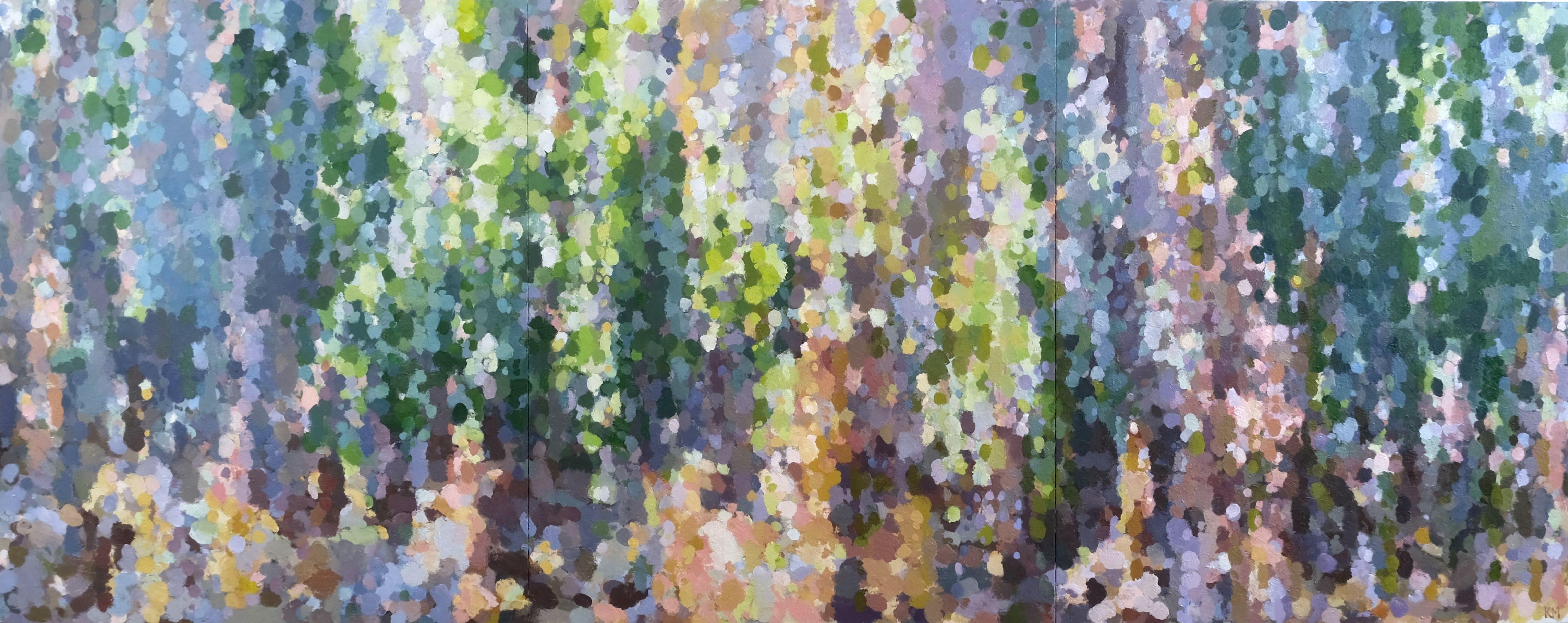 Abstract Painting di Kurt Moyer - Creek Shadows