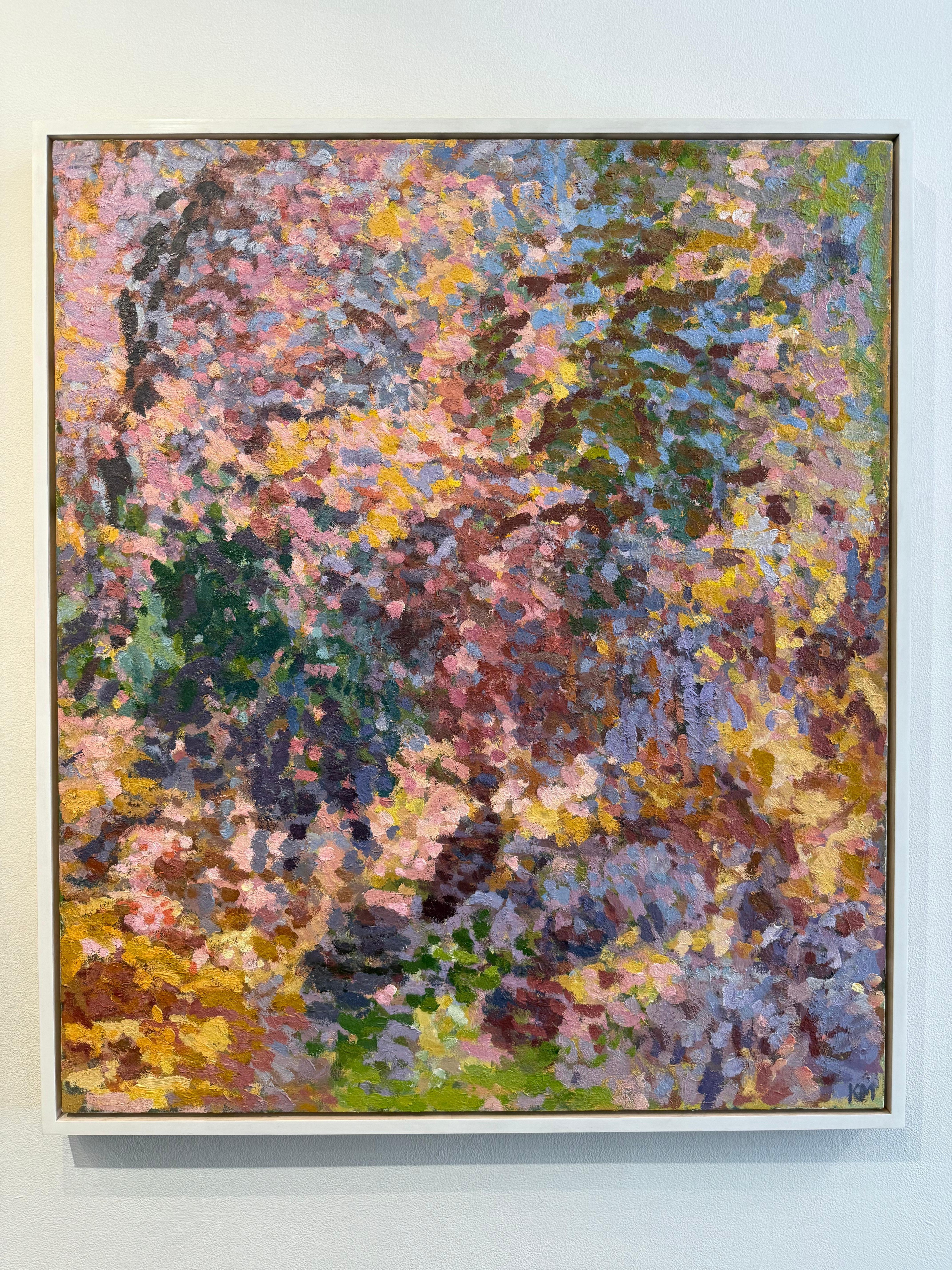 I dipinti a olio di Kurt Moyer esplorano il suo legame primordiale e personale con la foresta. L'artista è cresciuto vicino al French Creek State Park, un bosco di oltre settemila acri. Era un luogo speciale che esplorava e dove lasciava vagare la
