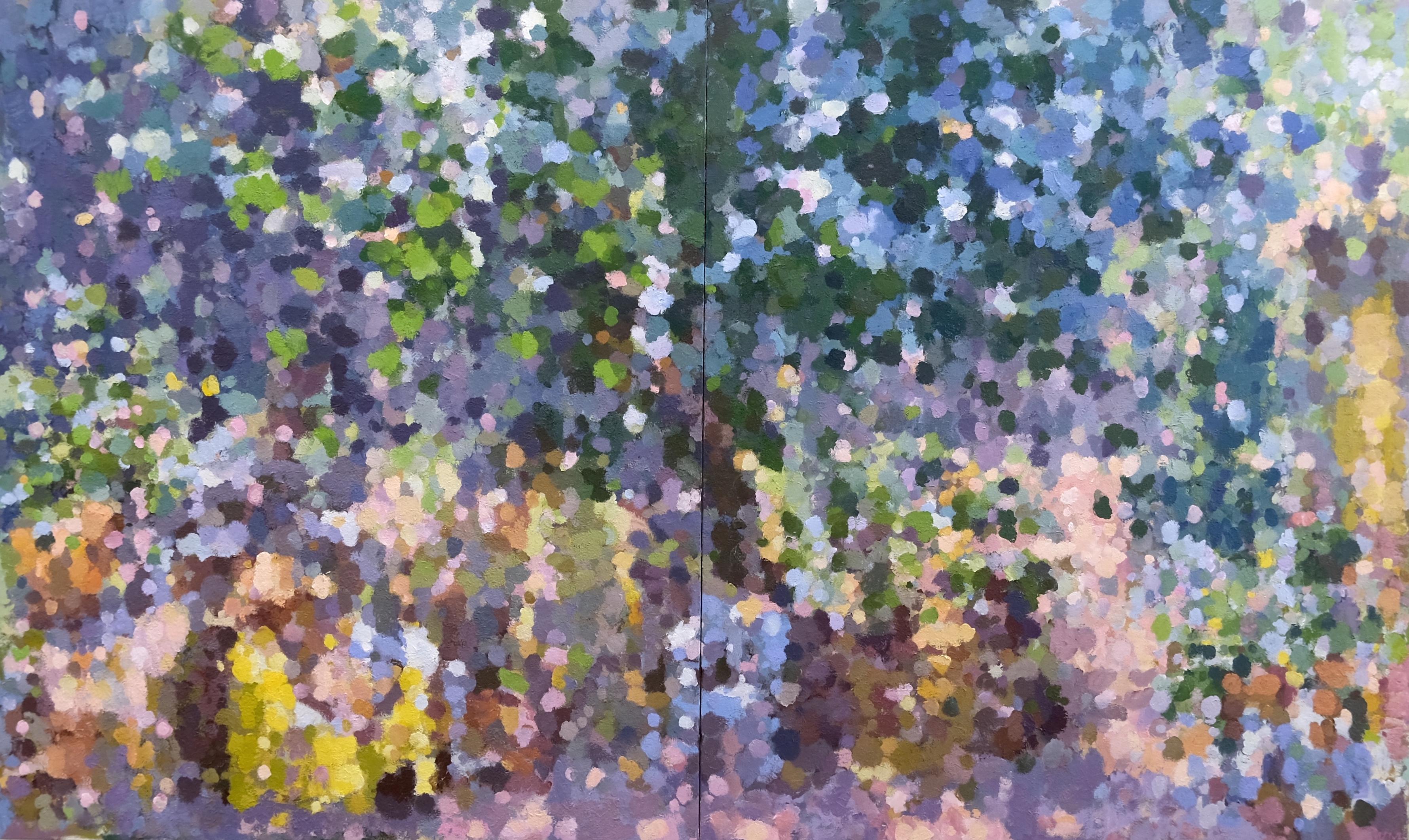 Abstract Painting di Kurt Moyer - Luci per il patio