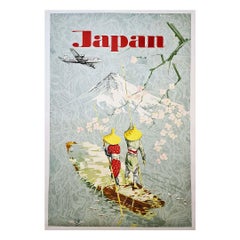 SAS - Japan Scandinavian Airlines System - 1953 - Turismo - Japón - Mont-Fuji