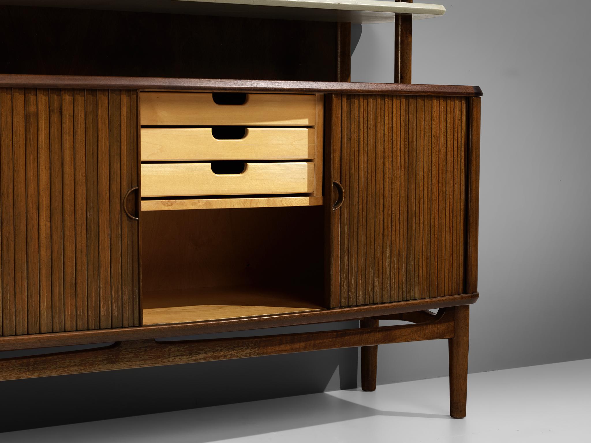 Scandinavian Modern Kurt Olsen for A. Andersen & Bohm Bookcase in Walnut