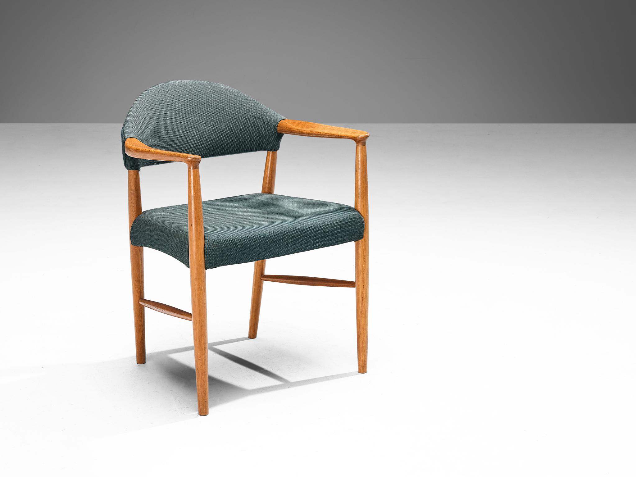 Kurt Olsen for Slagelse Møbelfabrik Ensemble de quatre fauteuils en teck  en vente 5