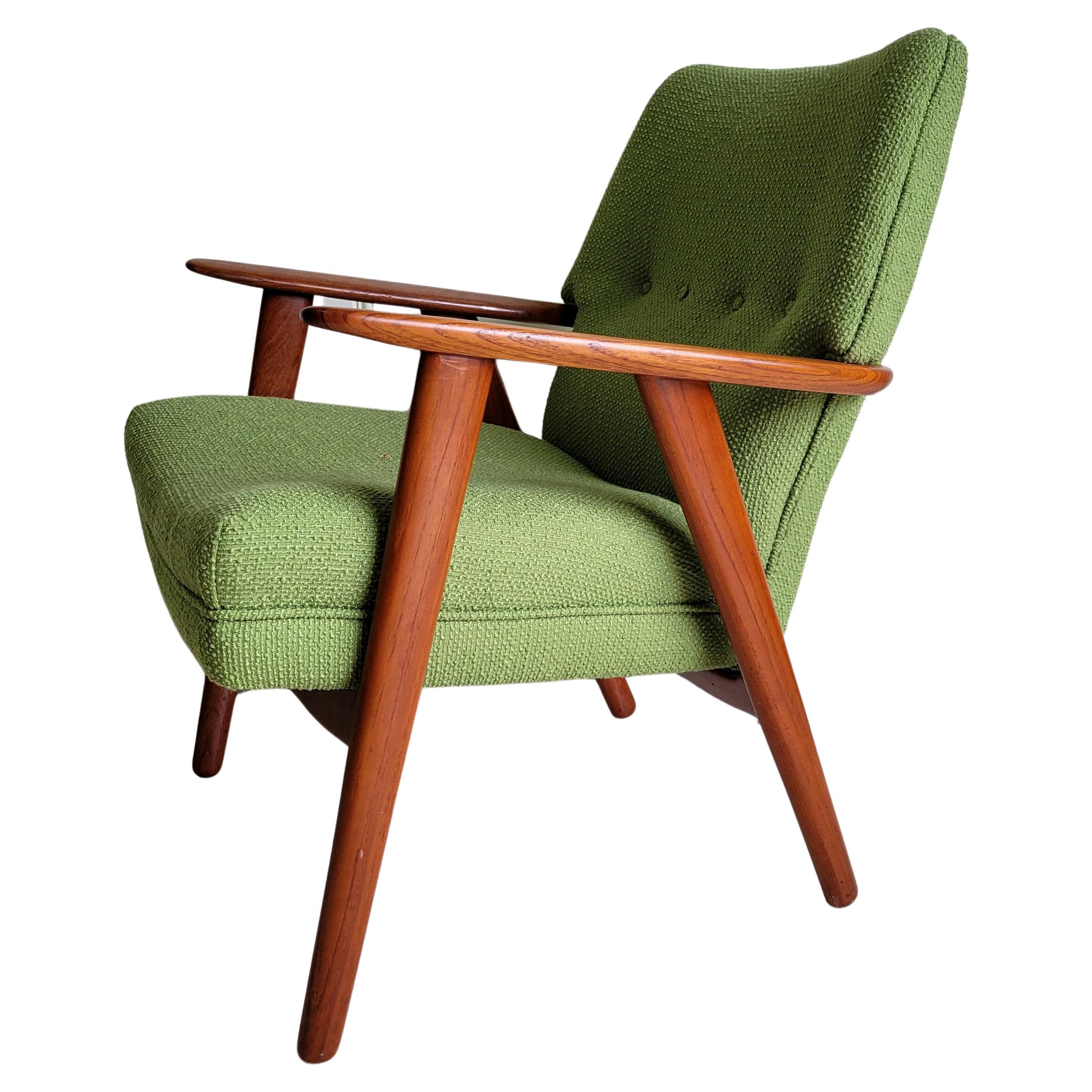 Kurt Olsen for Slagelse Møbelværk Teak Lounge Chair For Sale