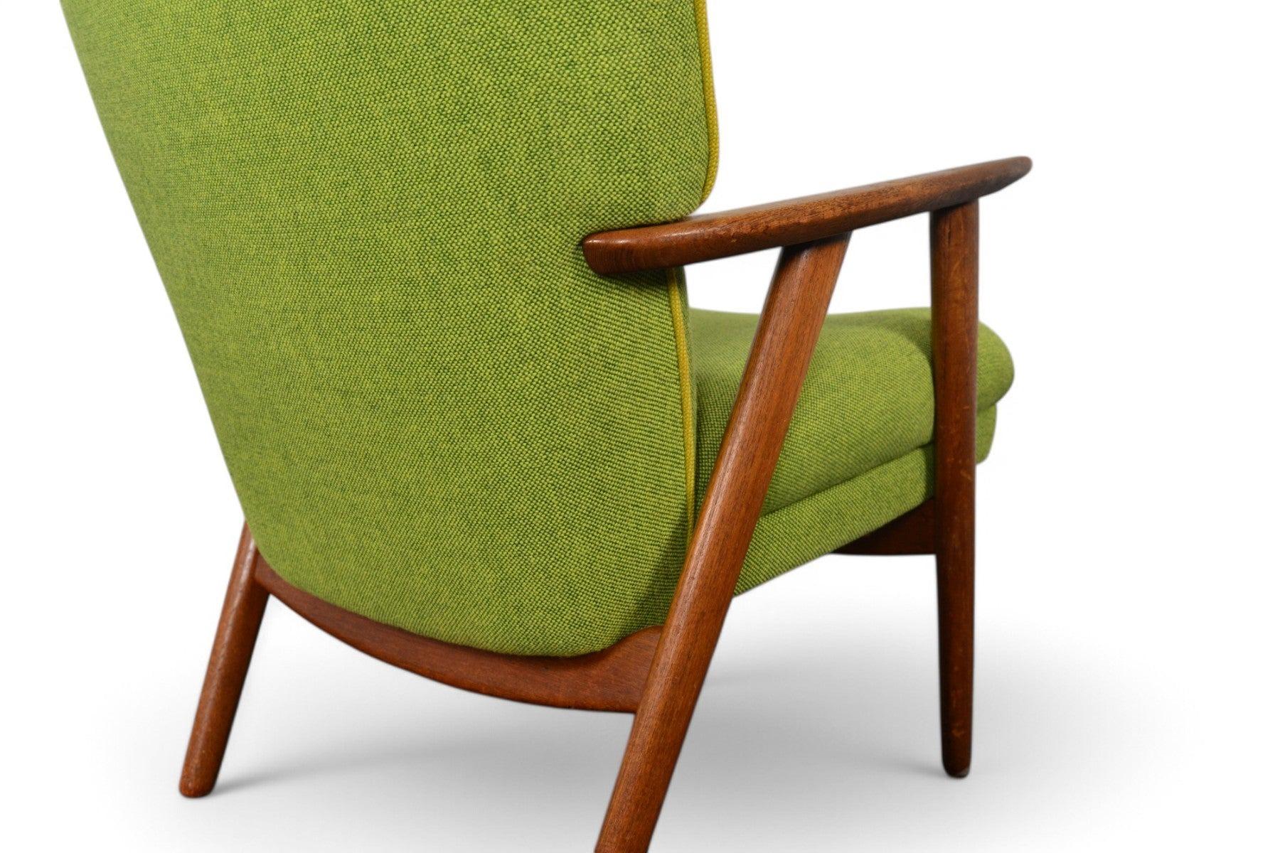 Chaise longue Highback de Kurt Olsen en teck en vente 3
