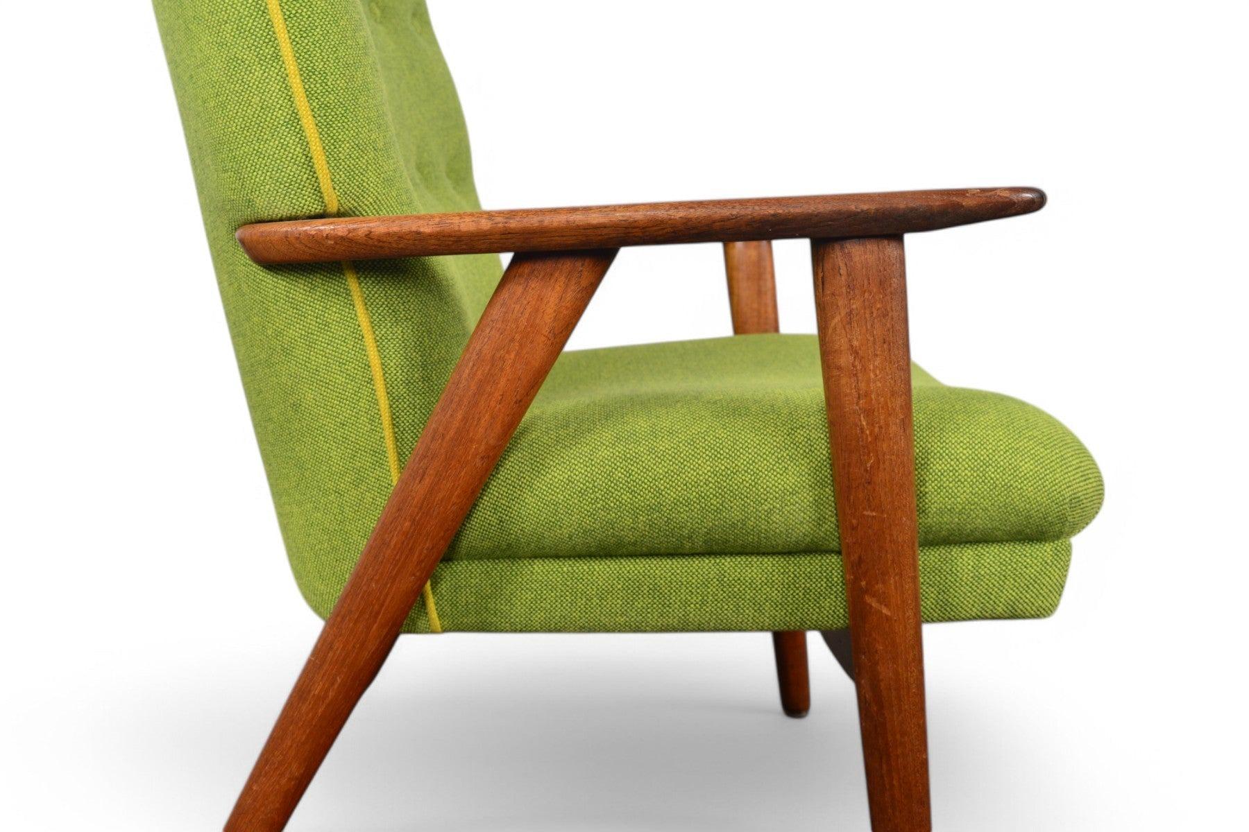 Chaise longue Highback de Kurt Olsen en teck en vente 1