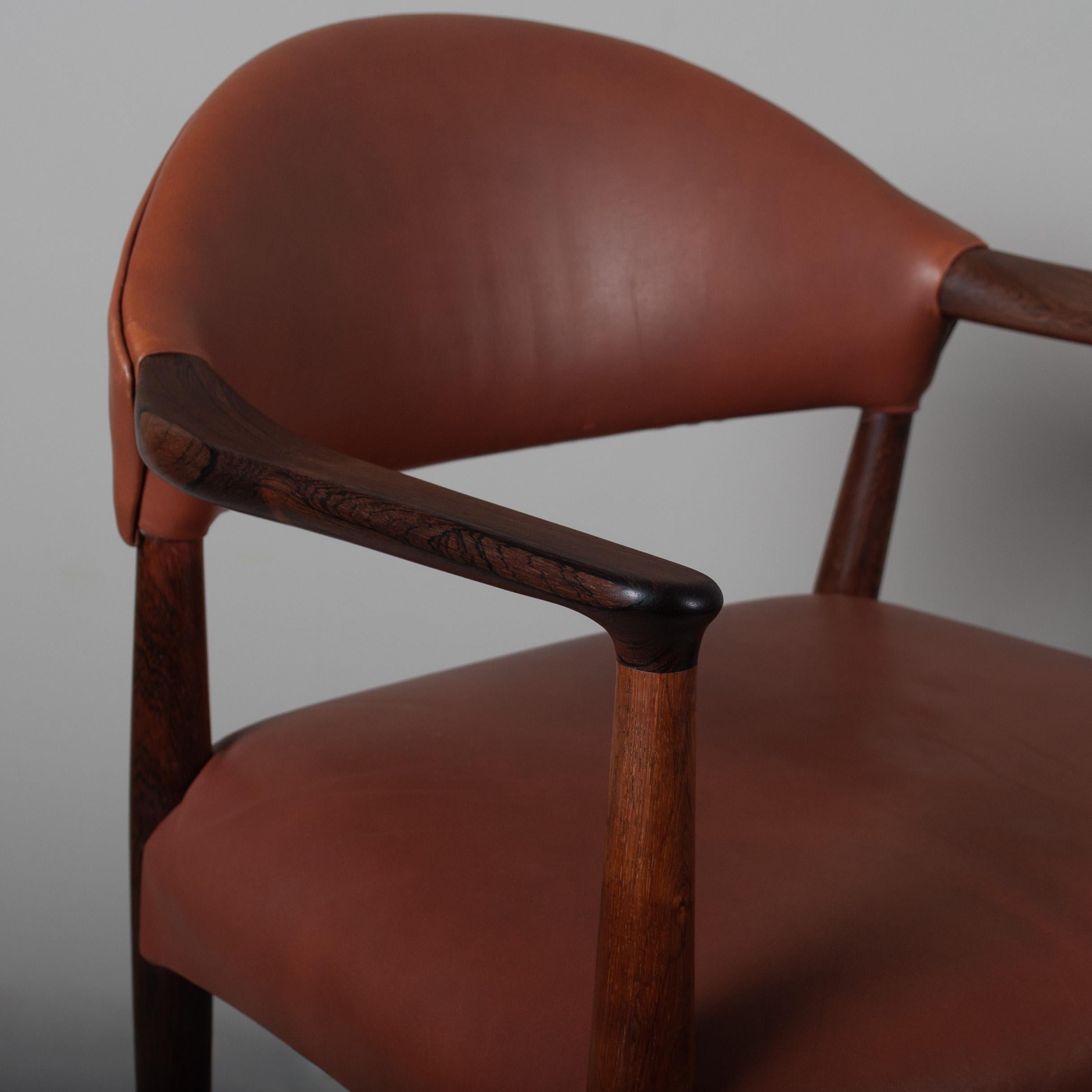 Kurt Olsen Leather Chair For Sale 1