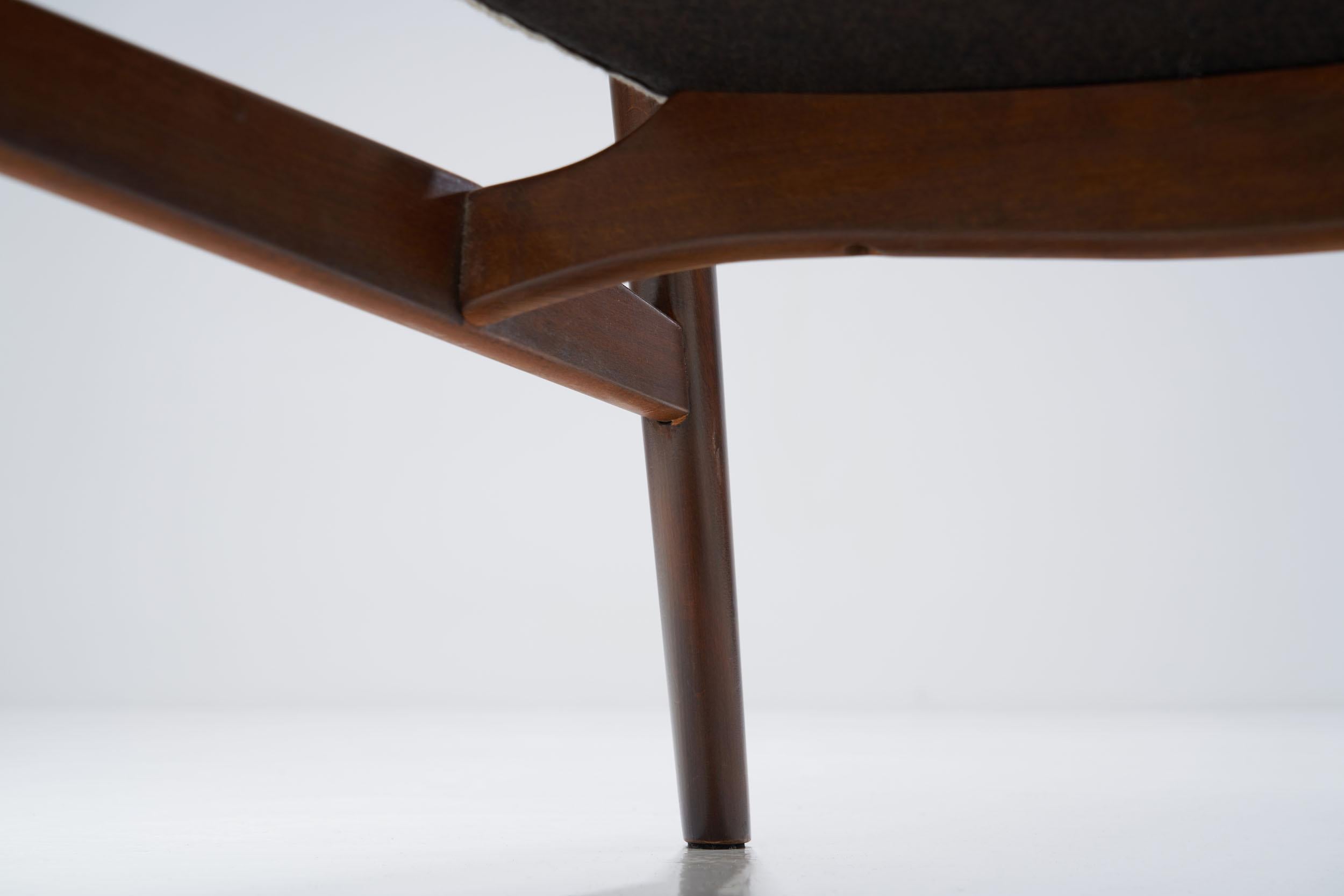 Kurt Olsen “Model 215” Easy Chairs for Slagelse Møbelværk, Denmark, 1950s 10