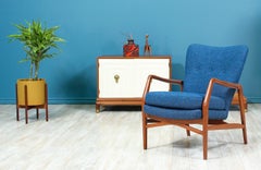 Kurt Olsen Model-215 Wing Back Chair for Slagelse Møbelvaerk