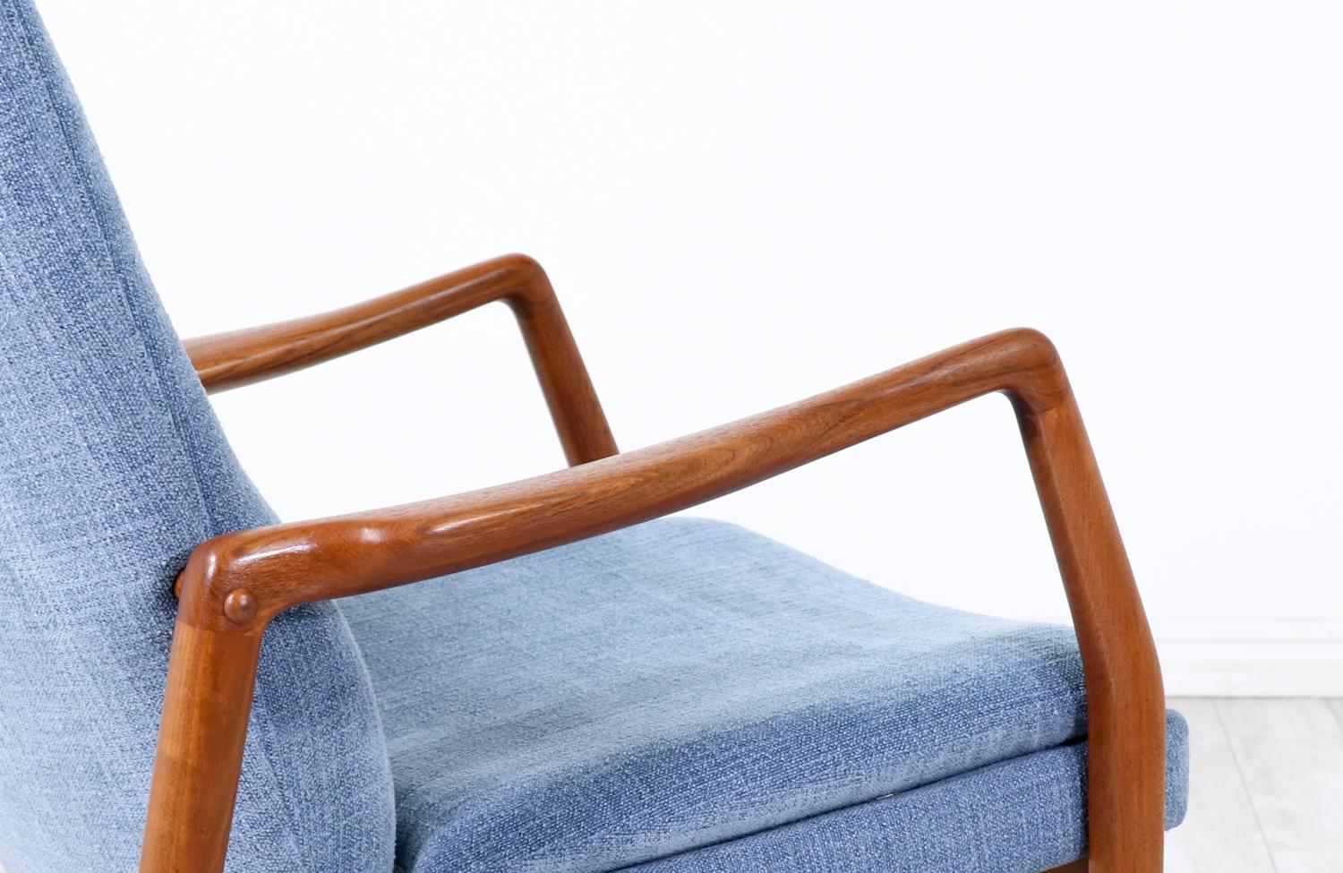 Kurt Olsen Model-215 Wingback Lounge Chairs für Slagelse Møbelvaerk im Angebot 2