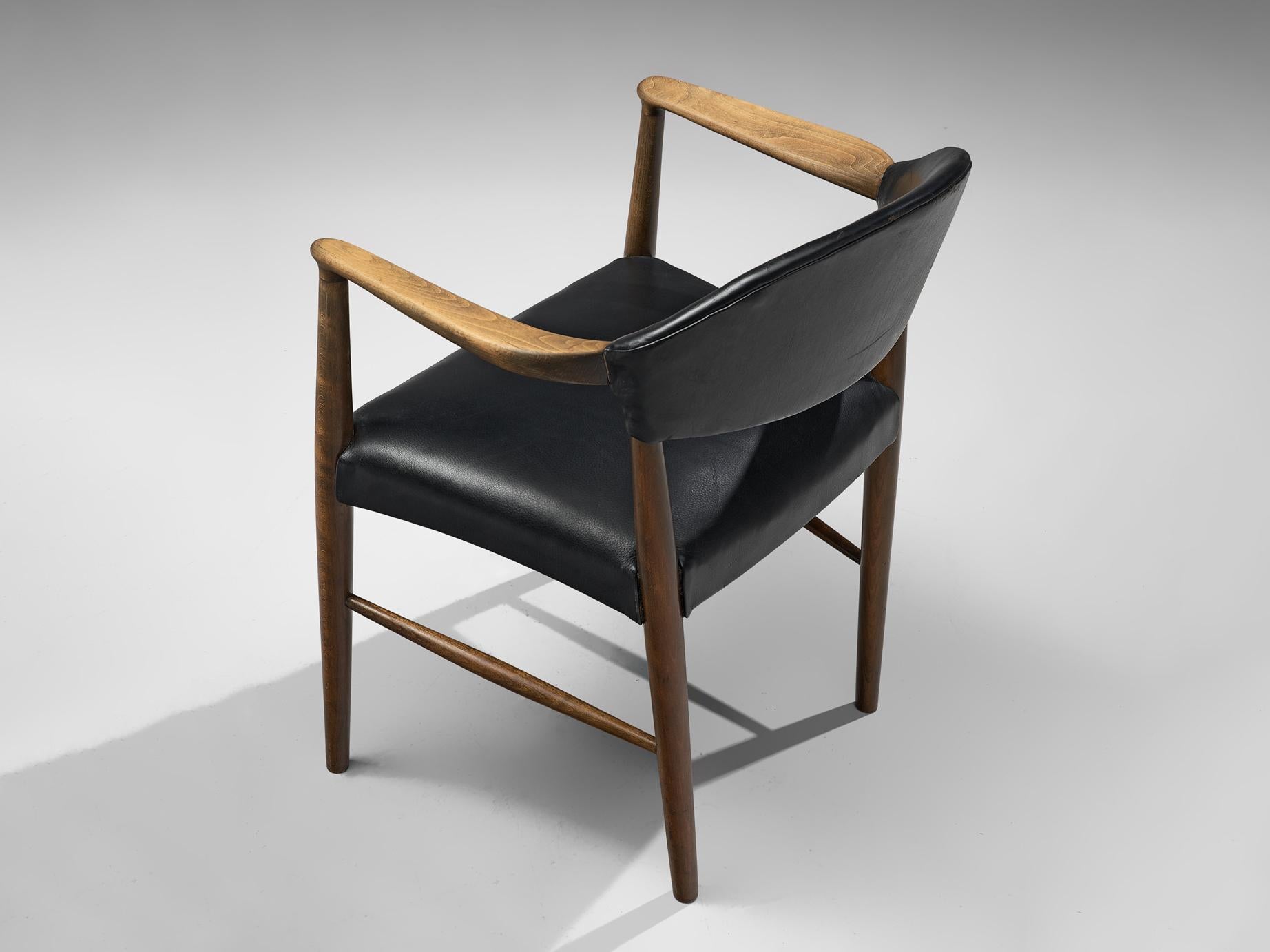 Mid-20th Century Kurt Olsen Set of Eight Dining Chairs