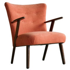 Vintage Kurt Olsen Style Danish 1950s Lounge or Cocktail Chairs in Teak