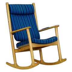 Kurt Ostervig Ash Rocking Chair Danish Design