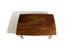 Kurt Ostervig Burled Walnut Dining Table with Eye-catching Grain