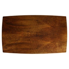 Kurt Ostervig Burled Walnut Dining Table with Eye-catching Grain