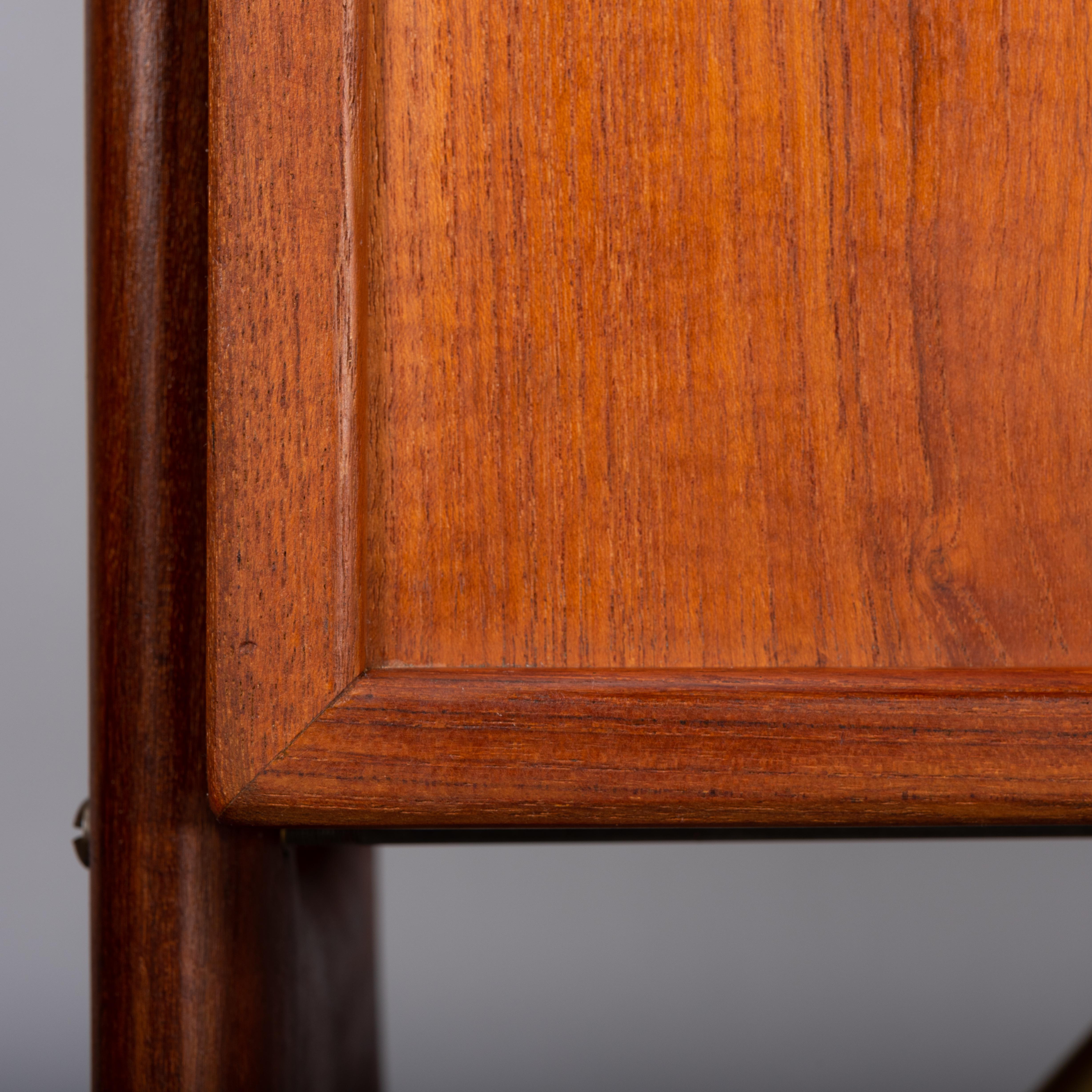 Kurt Ostervig Danish Freestanding Teak Bookshelf Wall Unit, circa 1960 8