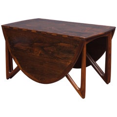 Kurt Ostervig Danish Rosewood Oval Dining Table