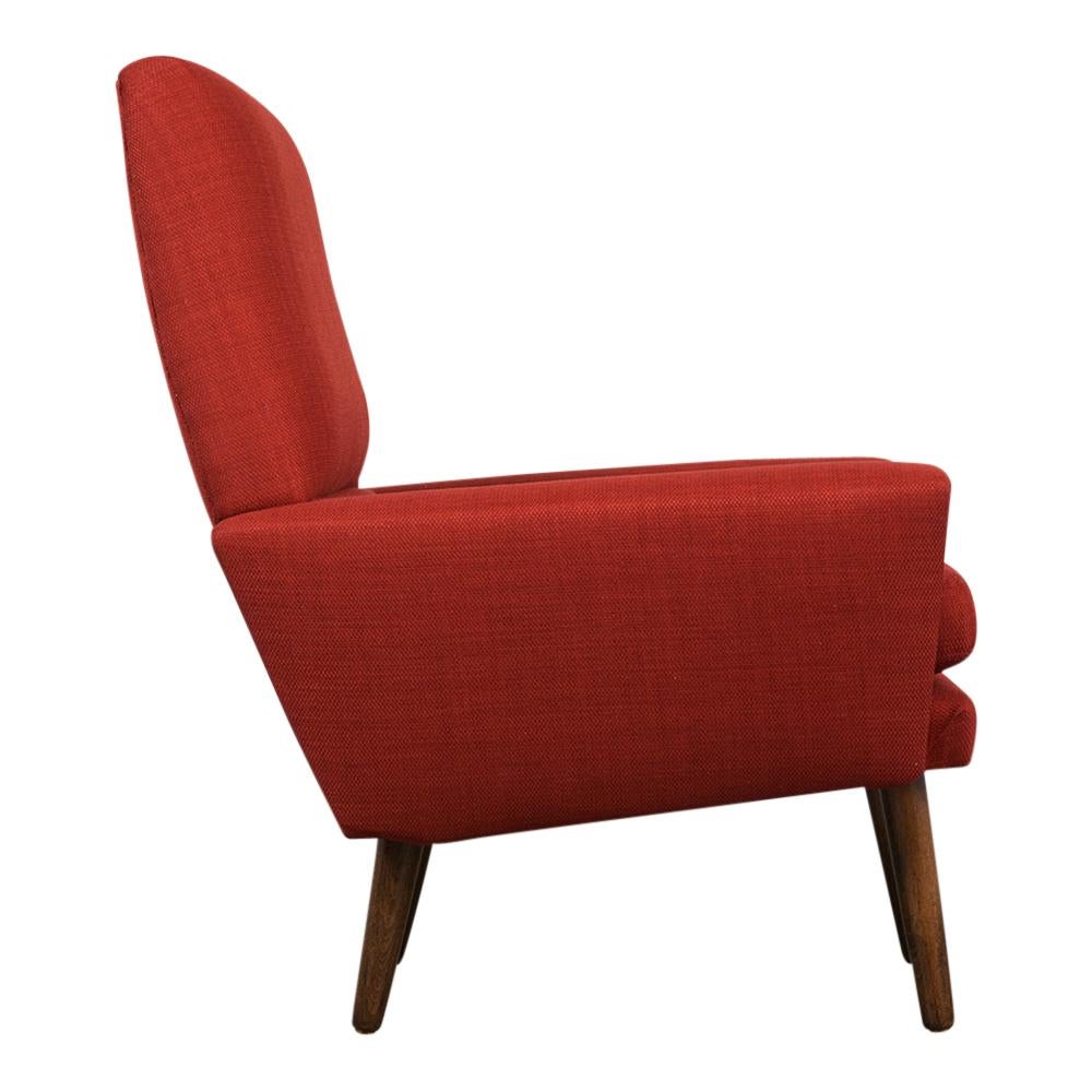 Fabric Fully Restored Kurt Ostervig Danish-Style Lounge Chair