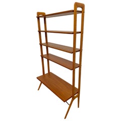 Kurt Ostervig Danish Teak Adjustable Bookshelf and Room Divider