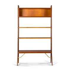 Kurt Ostervig Danish Teak Roomdivider Wall Unit, circa 1960