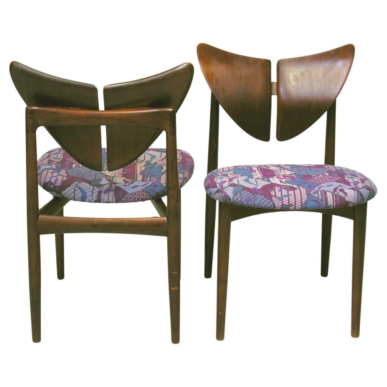 Kurt Ostervig dining chairs and table c1960 For Sale