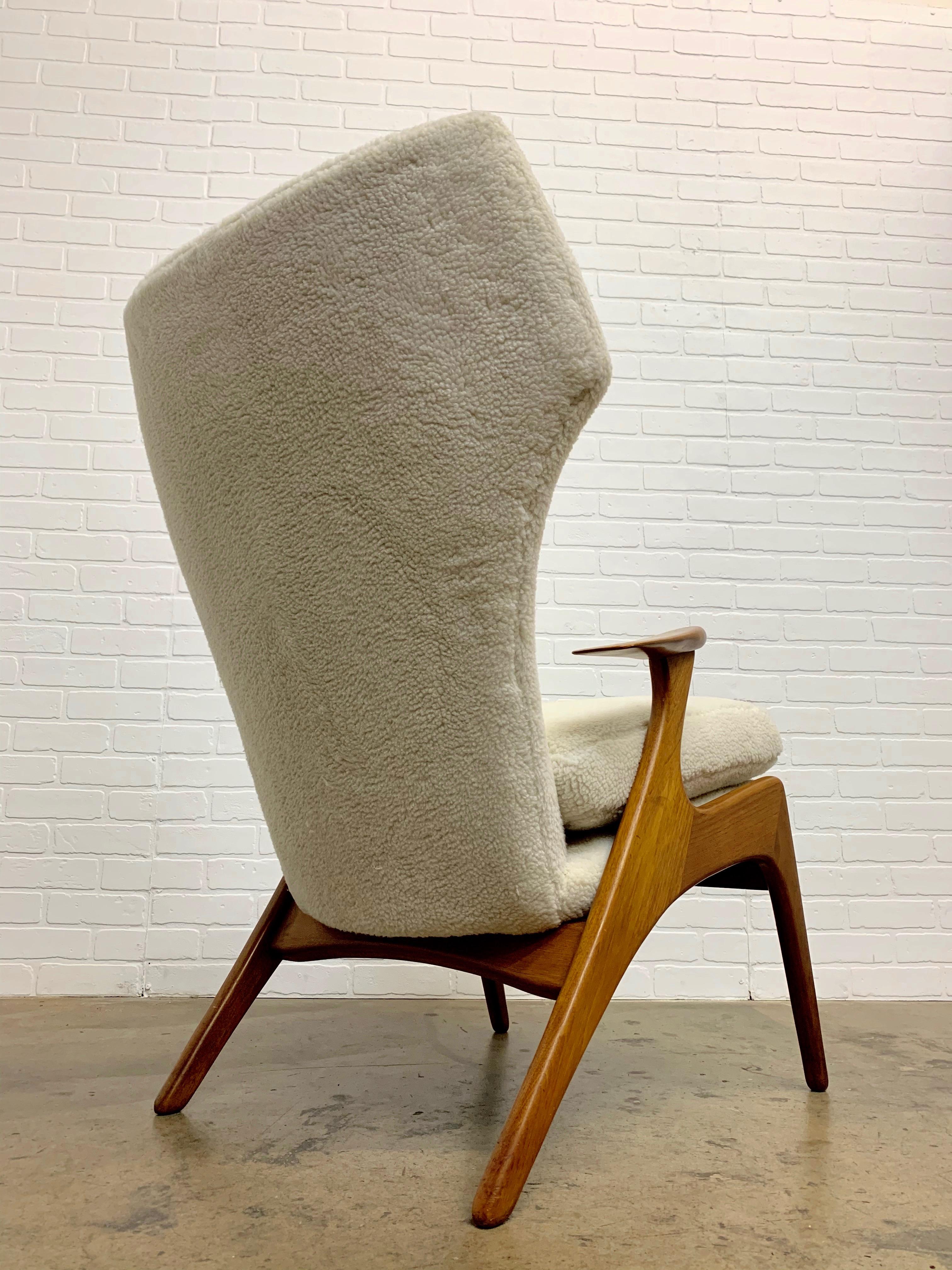 Kurt Ostervig High Back Lounge Chair 11