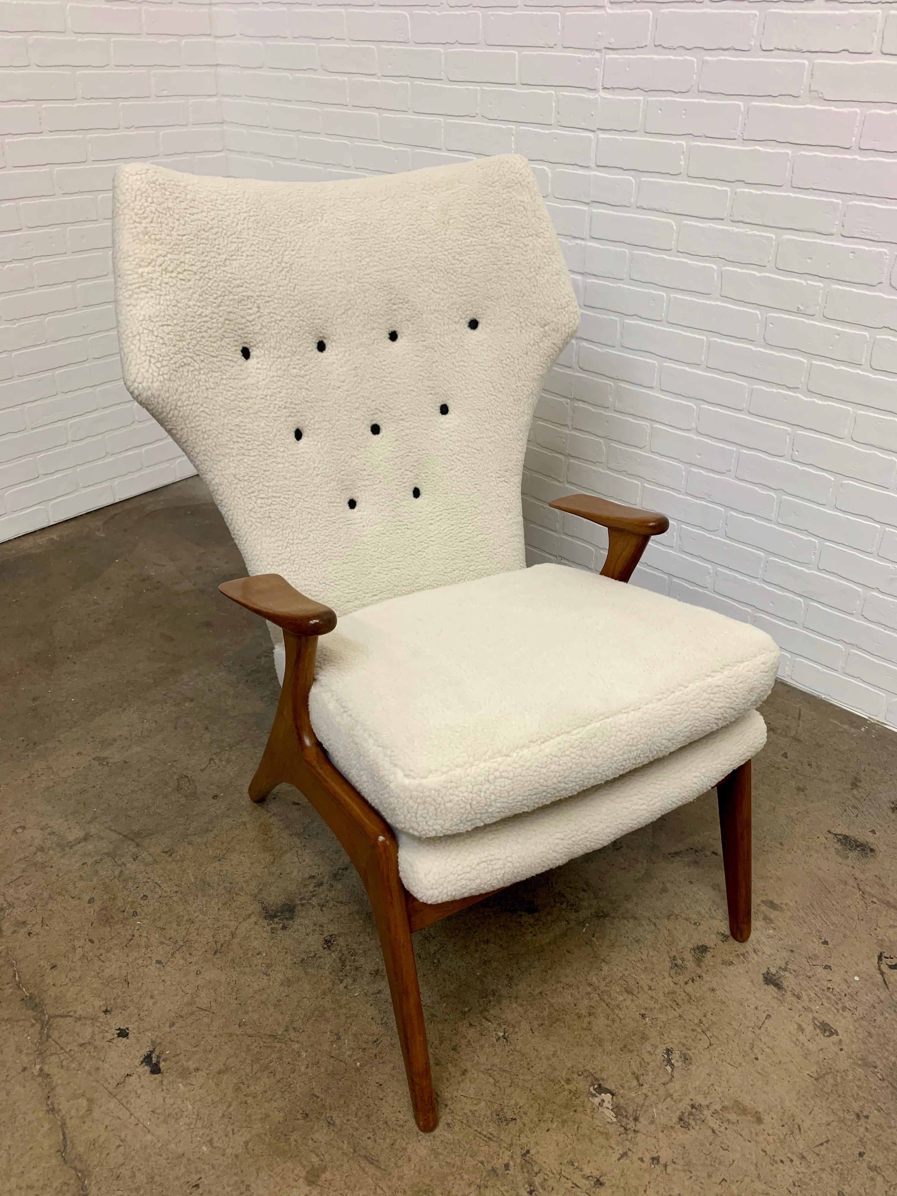 20th Century Kurt Ostervig High Back Lounge Chair