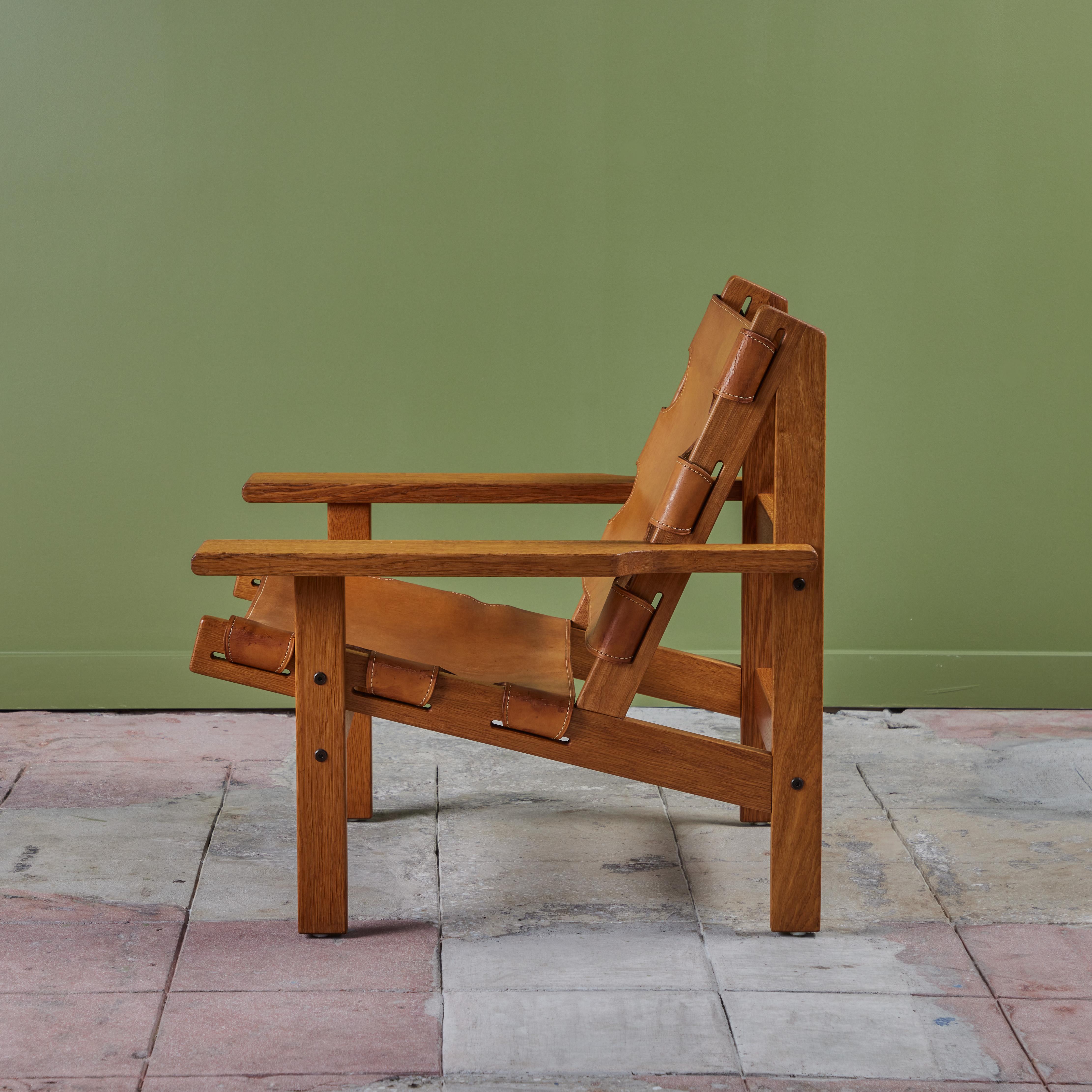 Leather Kurt Ostervig Hunting Chair by KP Mobler