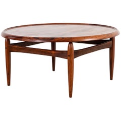 Kurt Ostervig Mid-Century Modern Rosewood Coffee Table