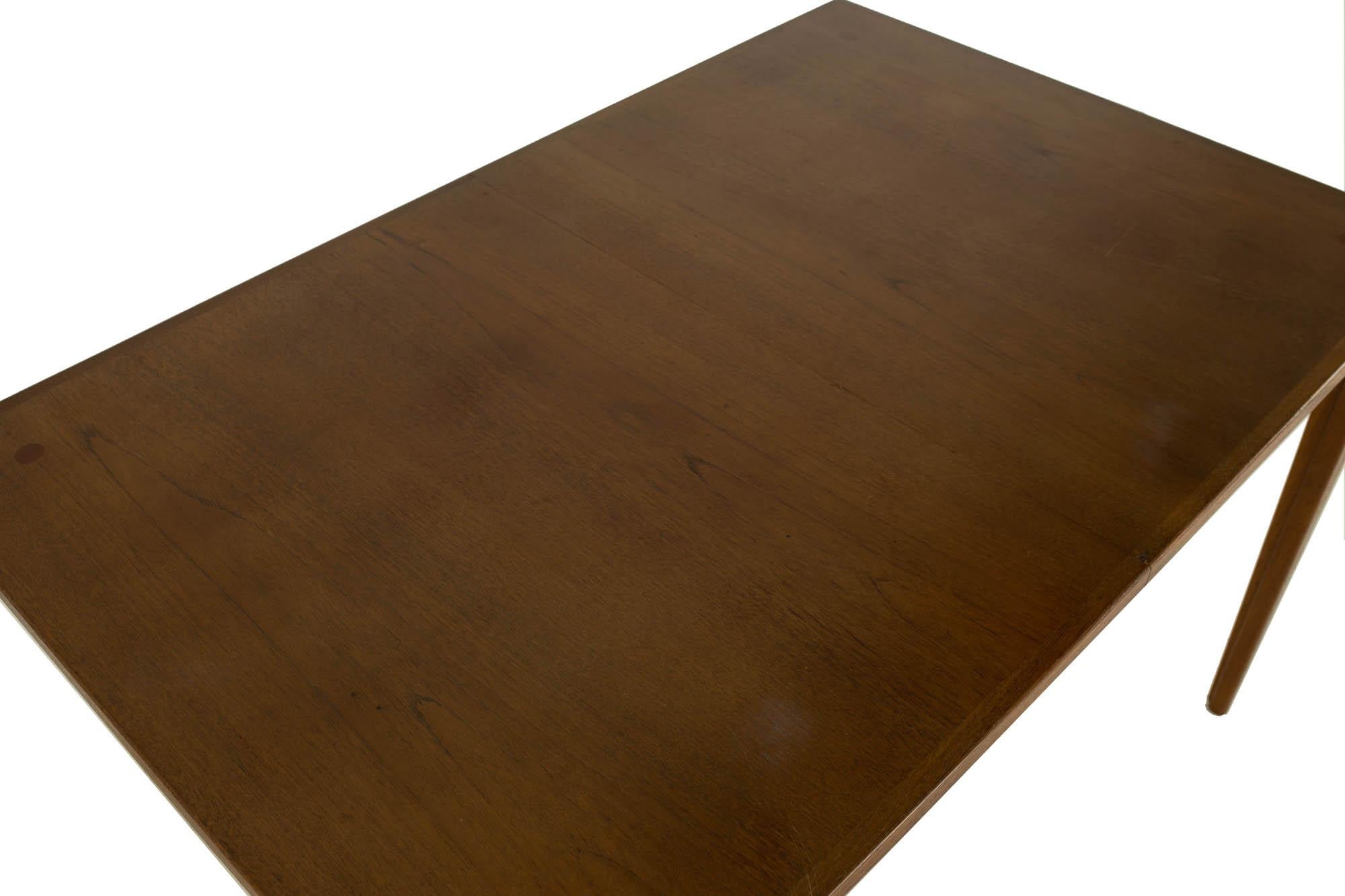 Kurt Ostervig Mid Century Teak Dining Table For Sale 4