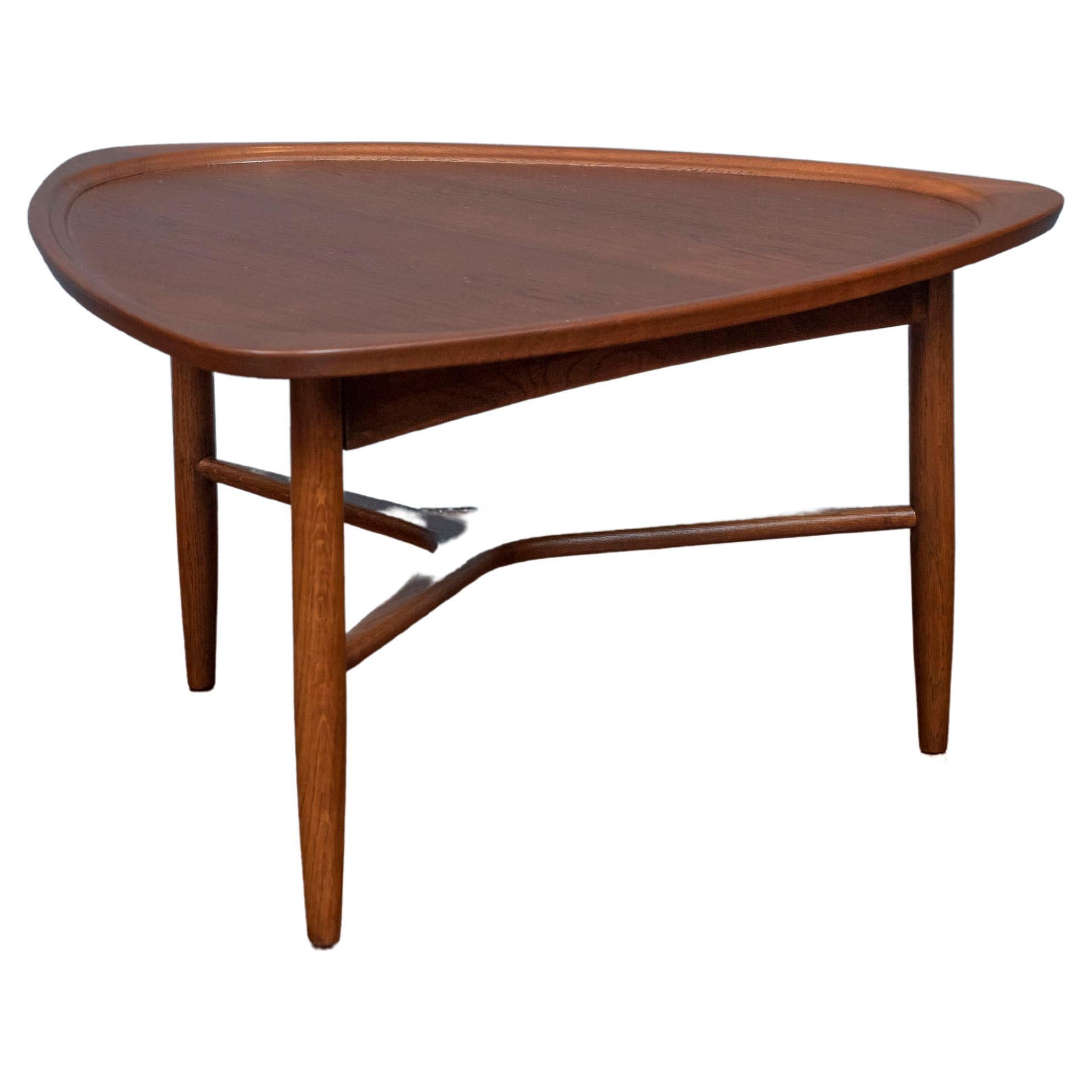 Kurt Ostervig Model 176 Triangular Table for Jason Mobler For Sale