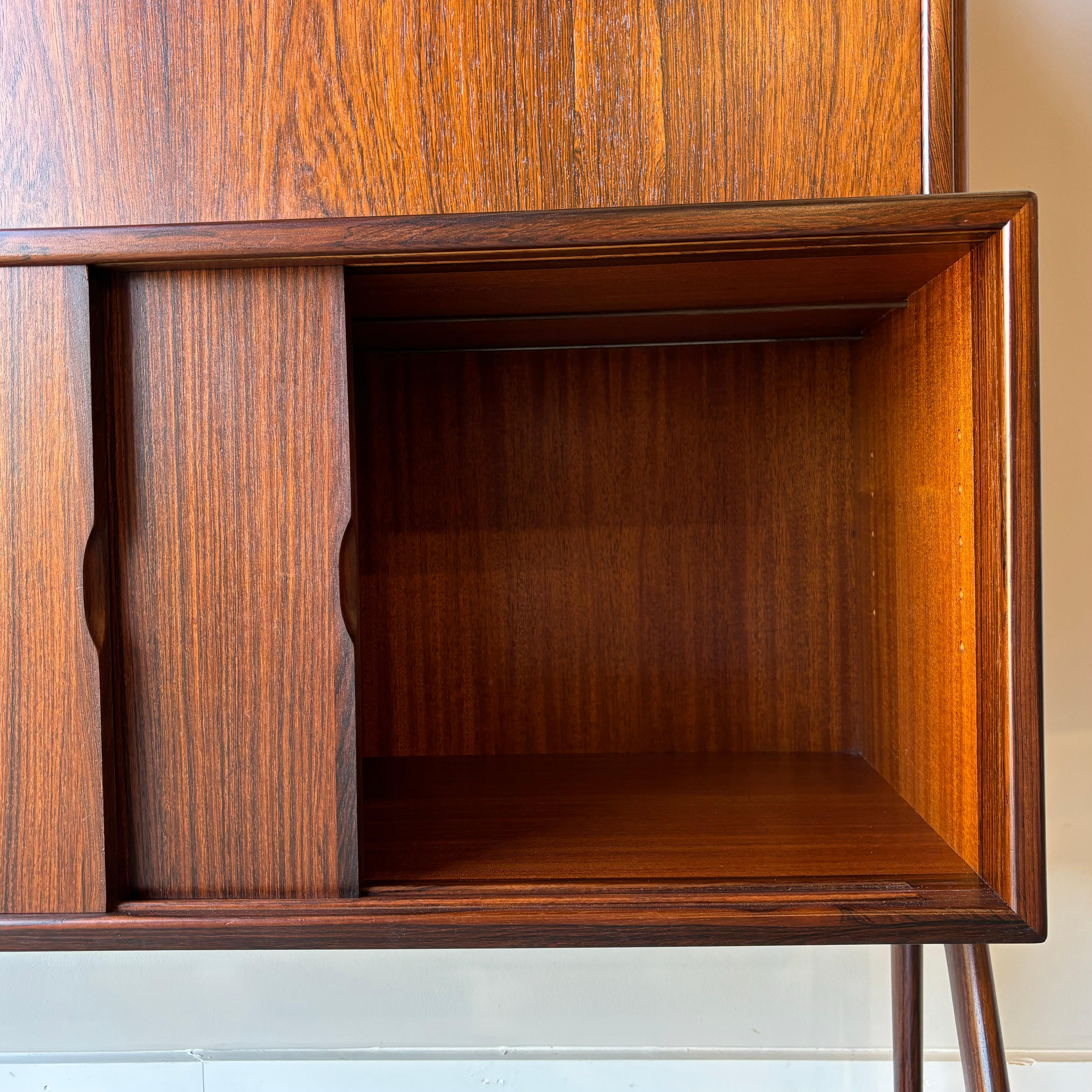 Kurt Ostervig Rosewood Bookcase with Secretary, 1960s KP Mobler 5