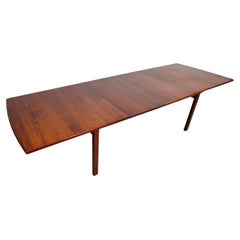 Kurt Ostervig Rosewood Dining Table for Povl Dinesen