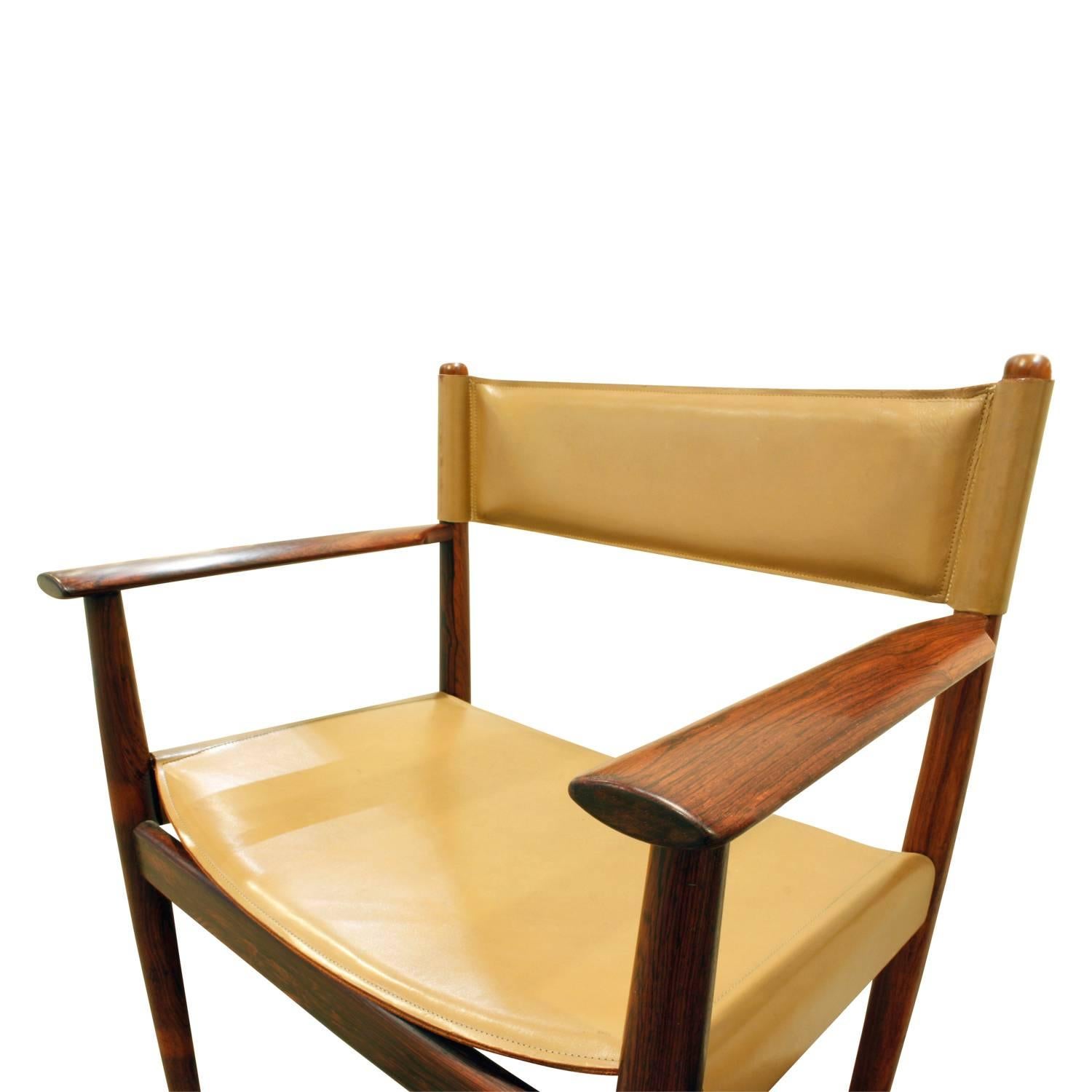 Kurt Ostervig Set of Ten Rosewood Dining Chairs, 1960s In Excellent Condition In New York, NY