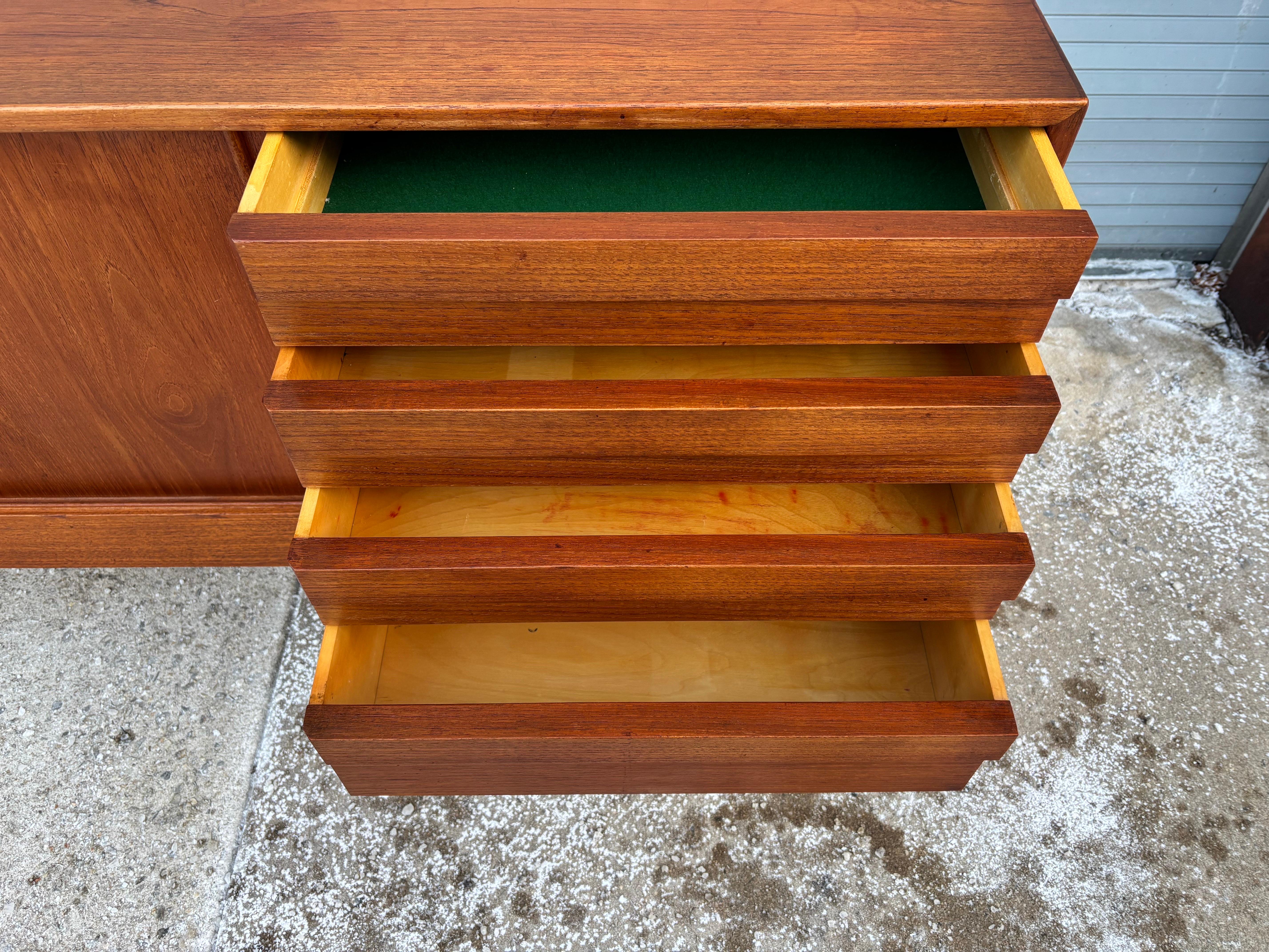 Danish Kurt Ostervig Teak Credenza For Sale