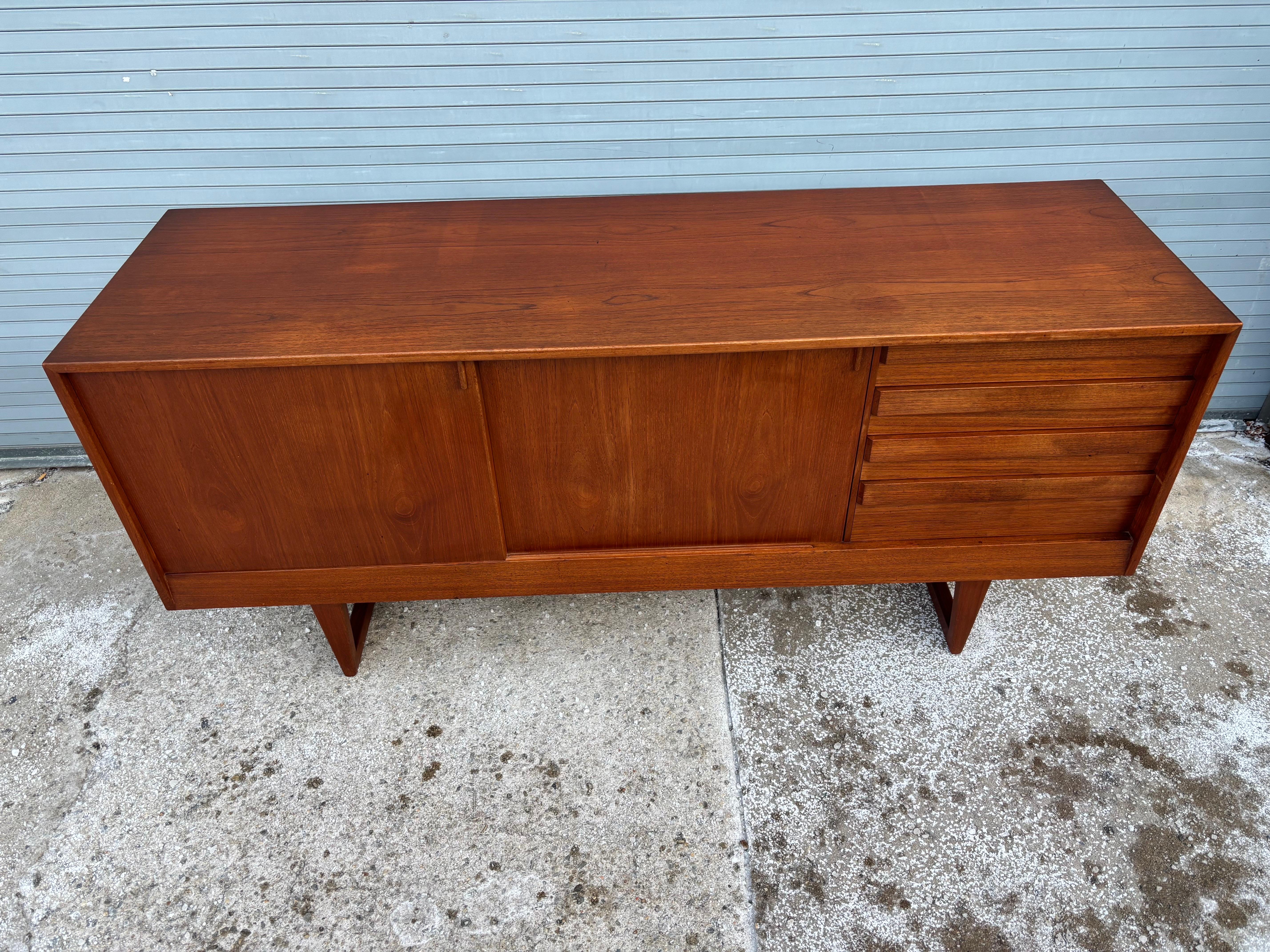 Kurt Ostervig Teak Credenza For Sale 1