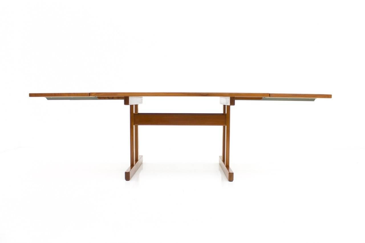Mid-20th Century Kurt Ostervig Teak Dining Table by KP Mobler, 1960s For Sale