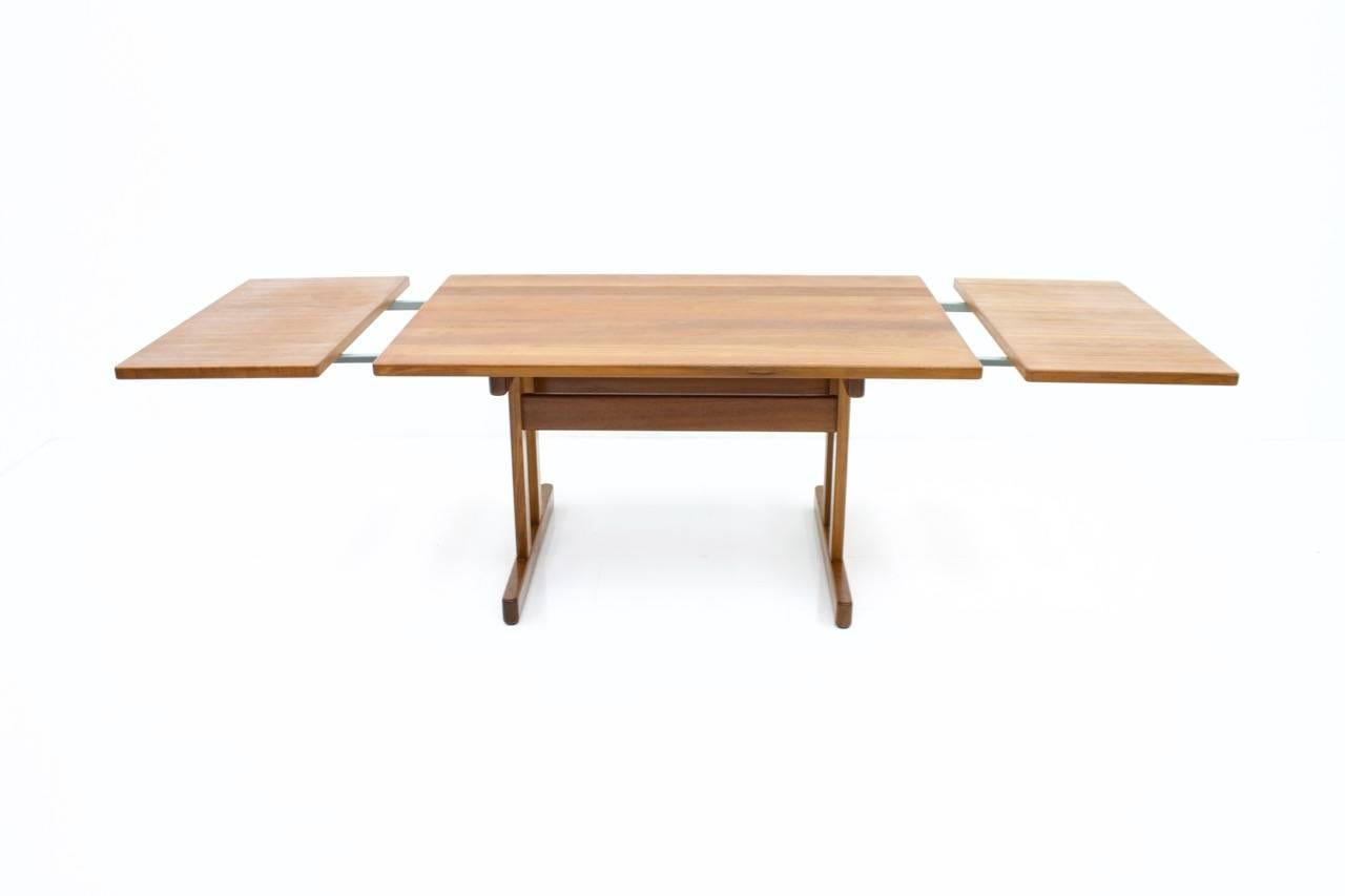 Kurt Ostervig Teak Dining Table by KP Mobler, 1960s For Sale 3