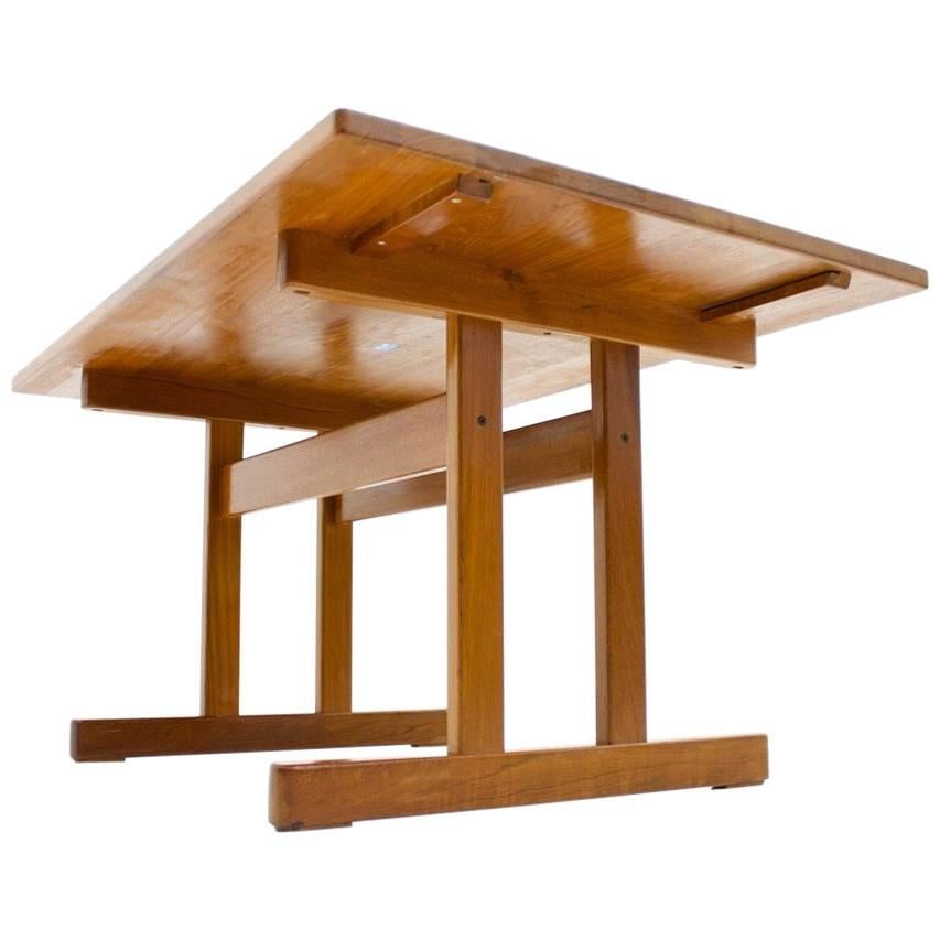 Kurt Ostervig Teak Dining Table by KP Mobler, 1960s For Sale