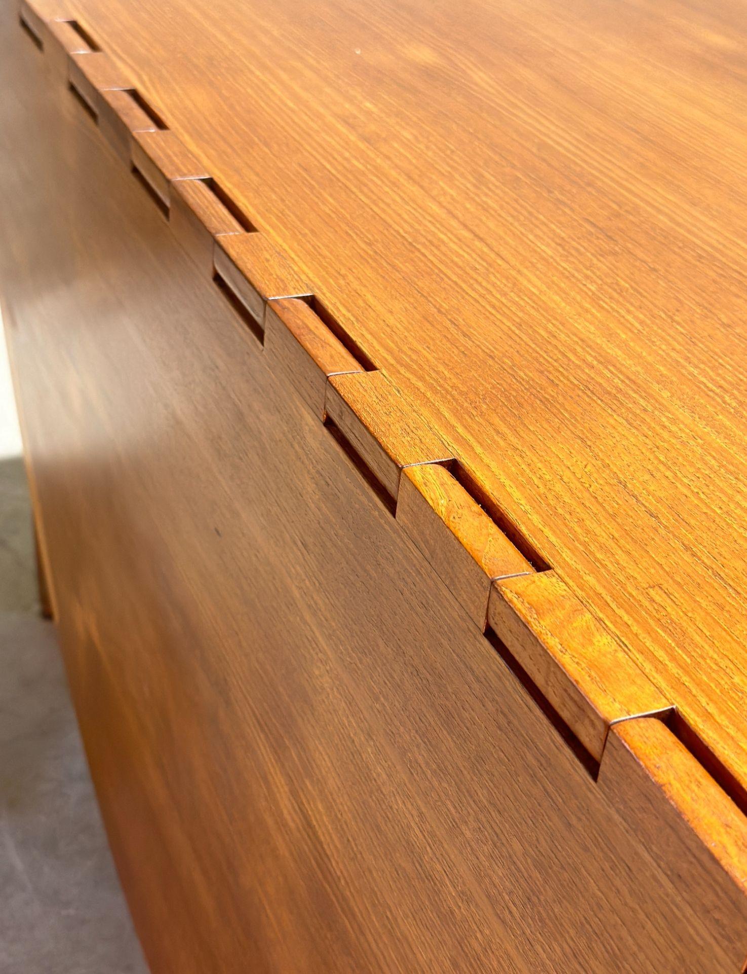 Teck Table de salle à manger en teck de Kurt Ostervig, Danemark 1960 en vente